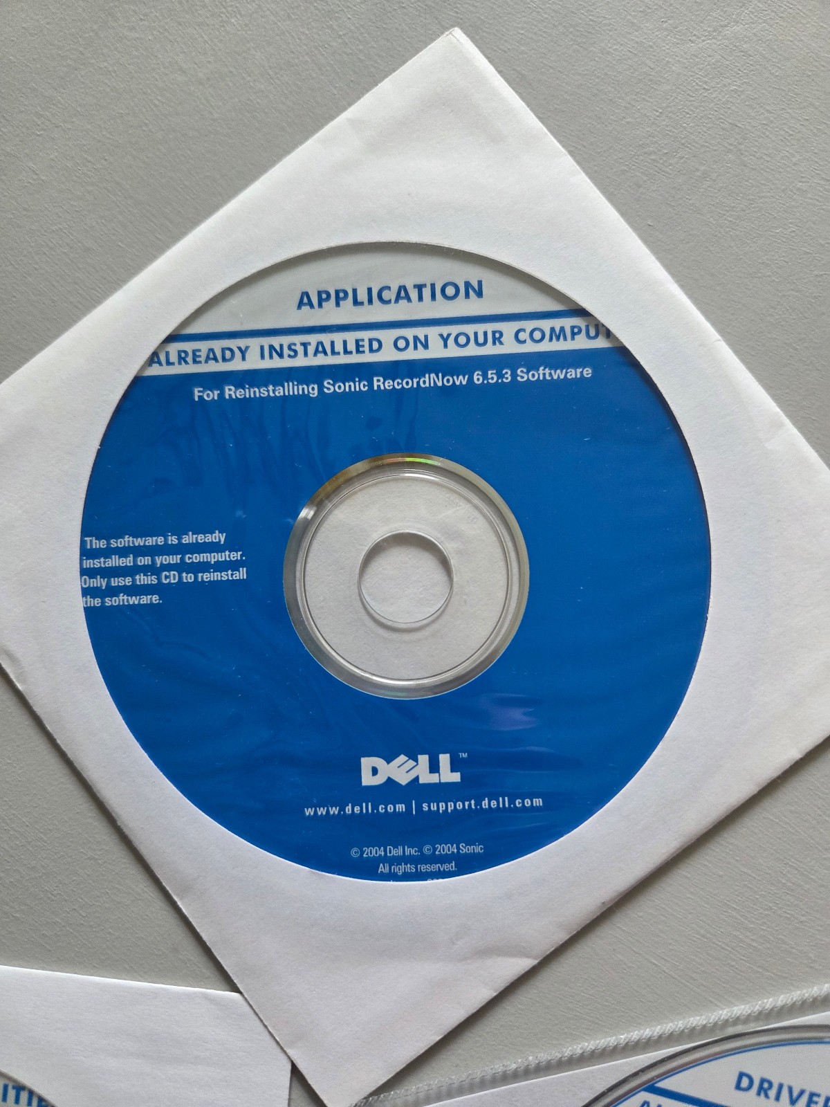 Dell Dimension Drivers and Utilities, MS Windows XP Home Edition