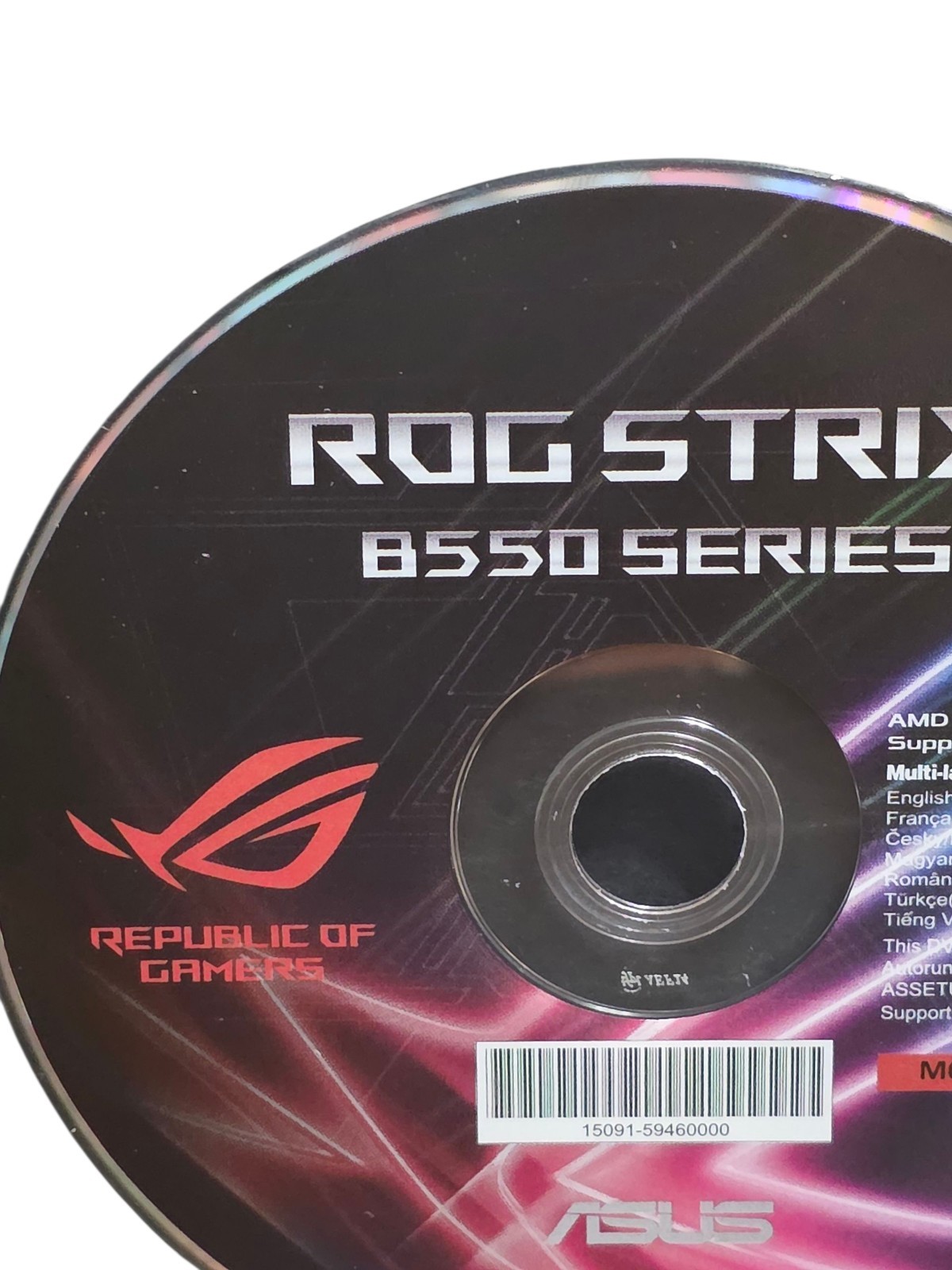 ASUS ROG STRIX AMD B550 Series Chipset Gaming Installation Guide DVD M6457