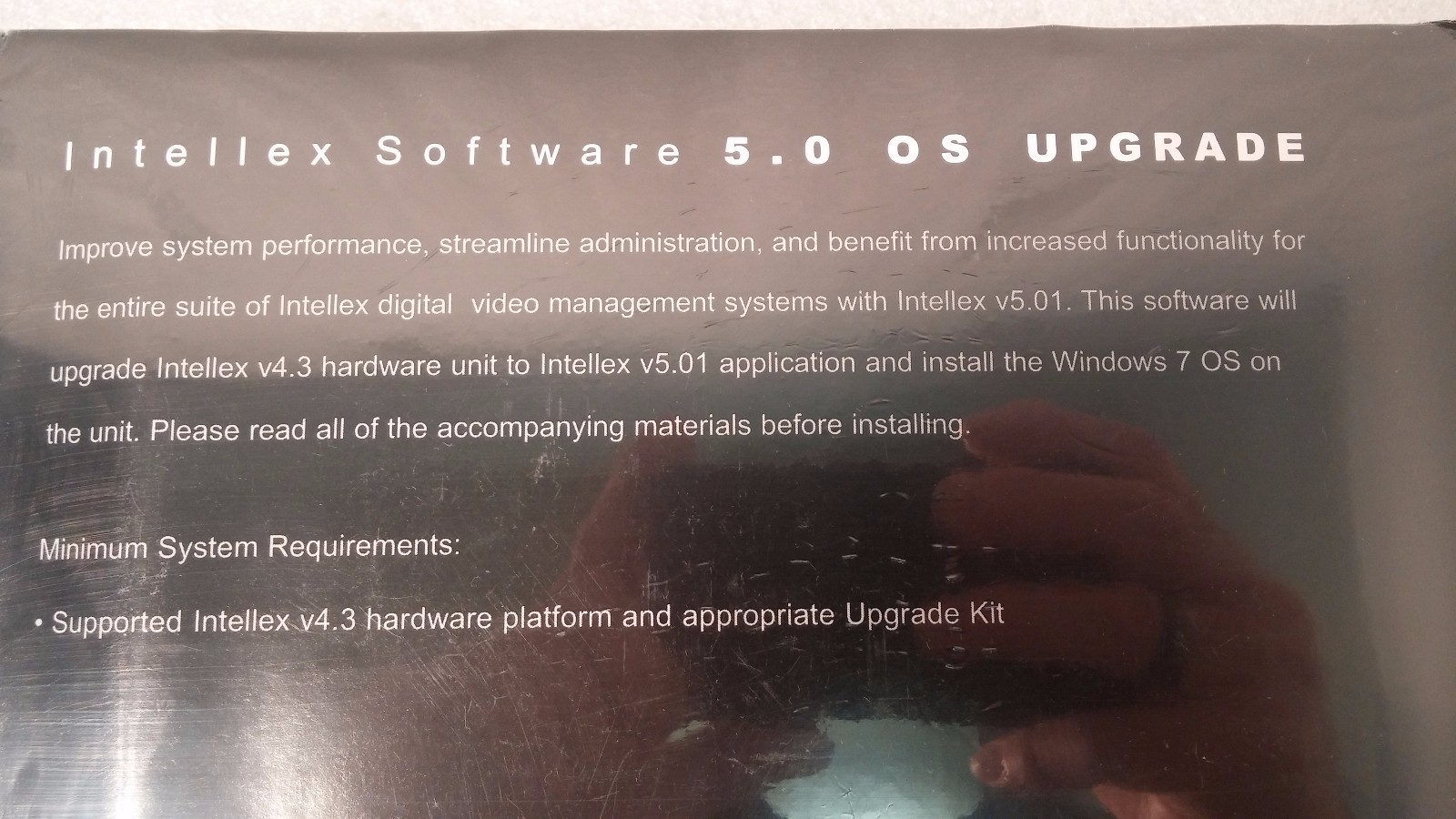 Intellex LT P5G41T-M Video Management Sys. 5.0 OS Upgrade Win-7 RDVUPG50LT-AS