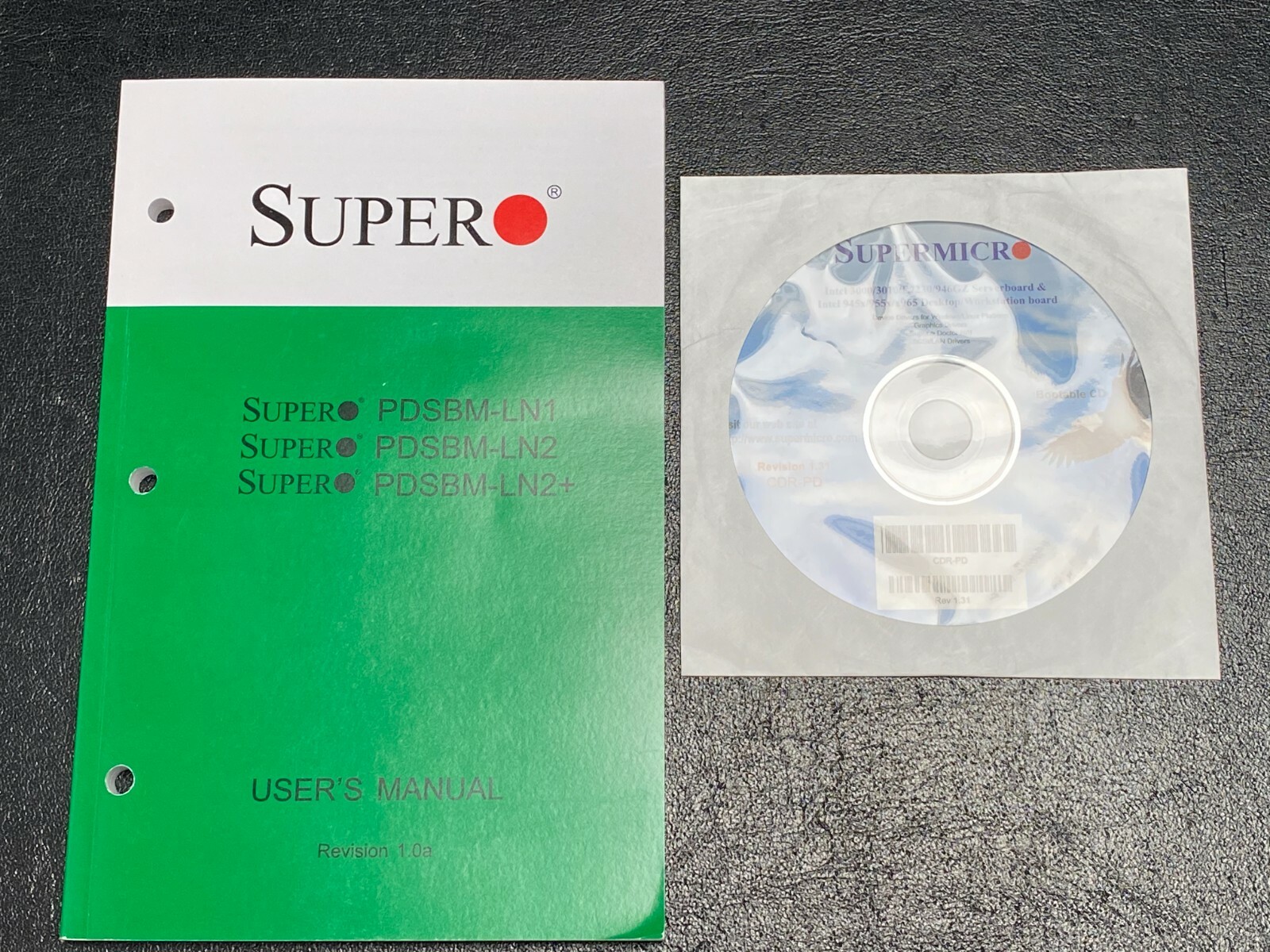 SuperMicro PDSMB-LN1, LN2, LN2+ User’s Manual Rev 1.0A Driver CD Rev 1.31