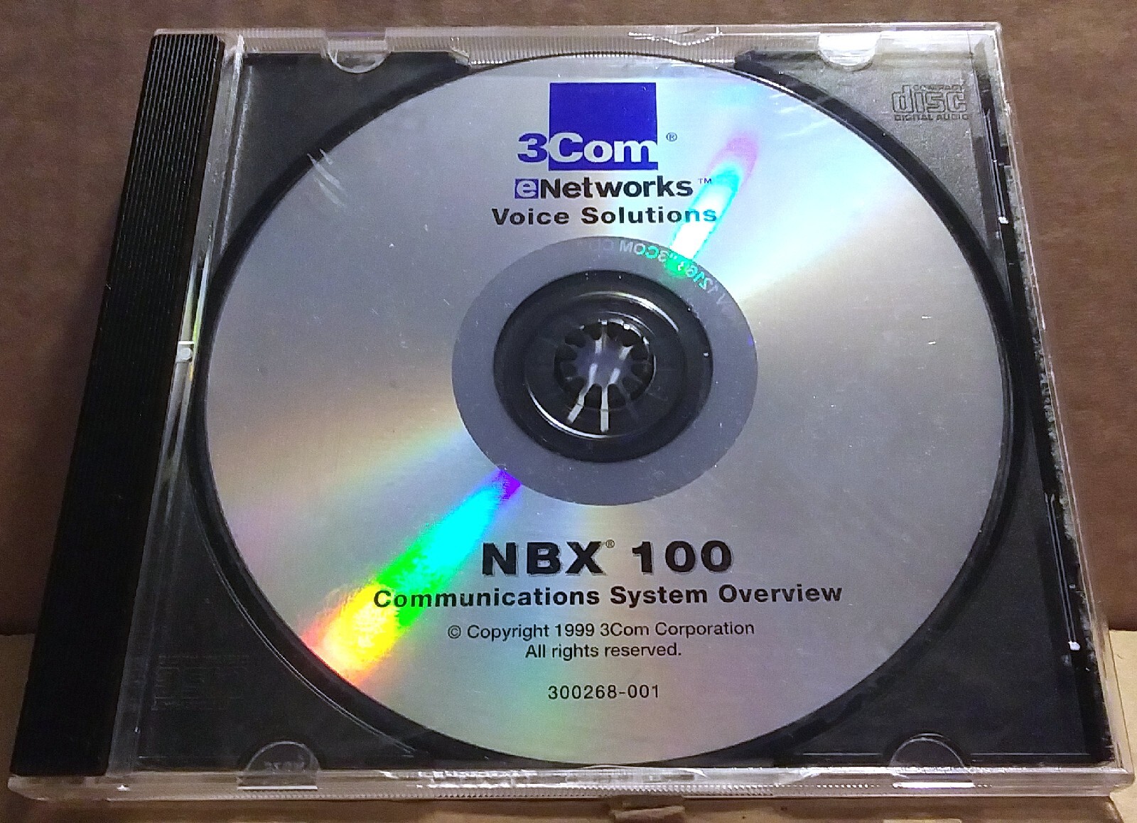3 COM ENETWORKS 1999 VOICESOLUTIONS NBX 100 CD ROM 300268-001