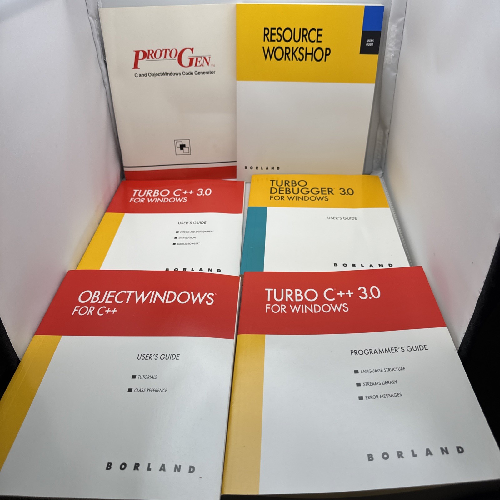 Borland Turbo C++ Suite (CD-ROM, 3.5″, Windows 4.5, DOS 3.0) Media
