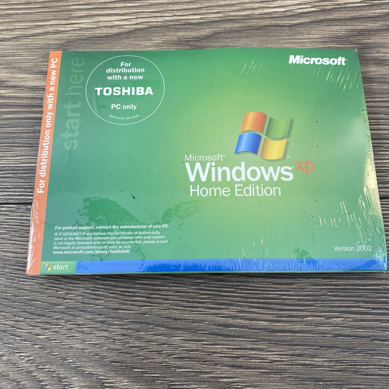 Toshiba Satellite P15 Series Recovery Package DVD Windows XP Home NEW Microsoft