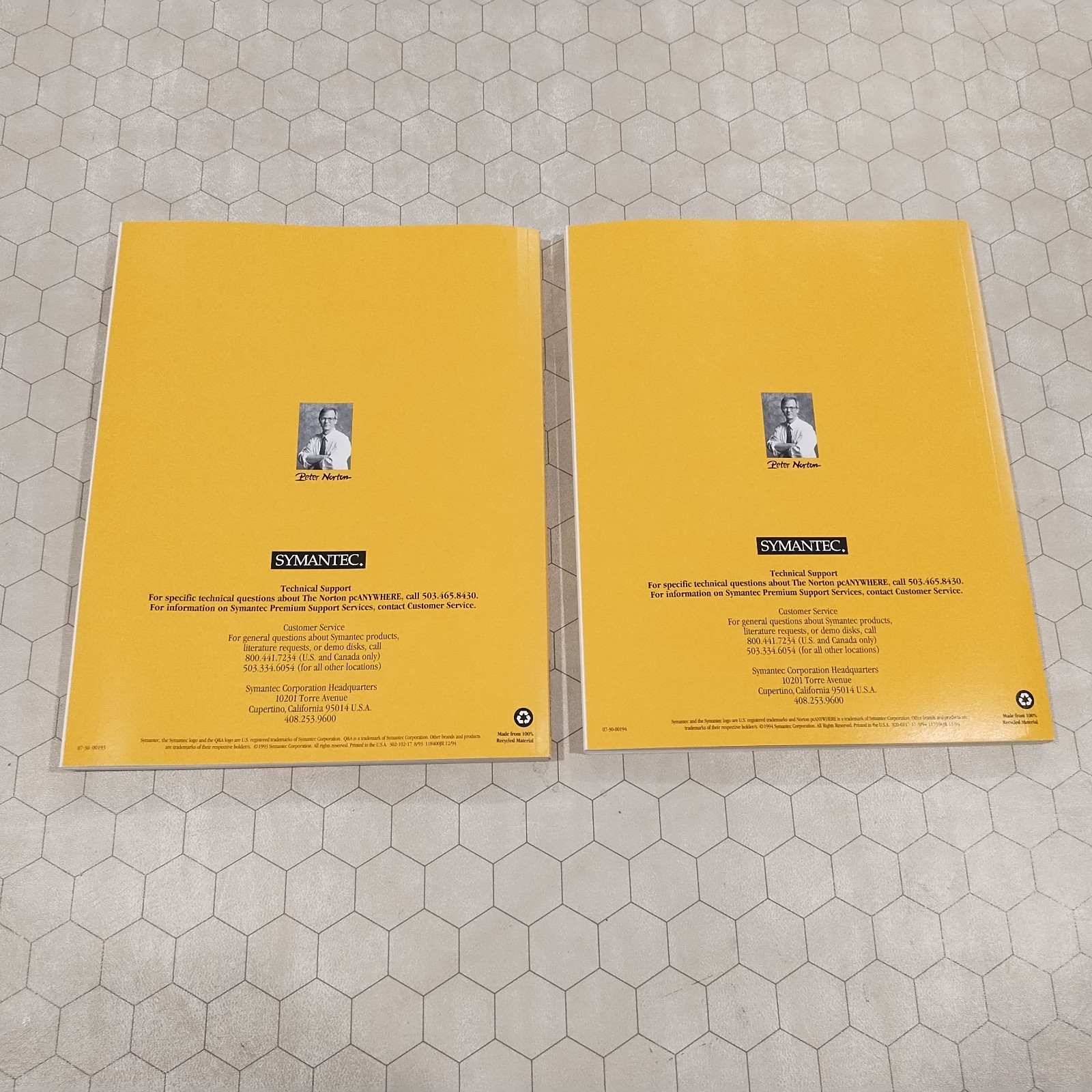 The Norton pcAnywhere Version 2.0, Windows, Symantec, IBM/PC, 3.5″ disks, 1994