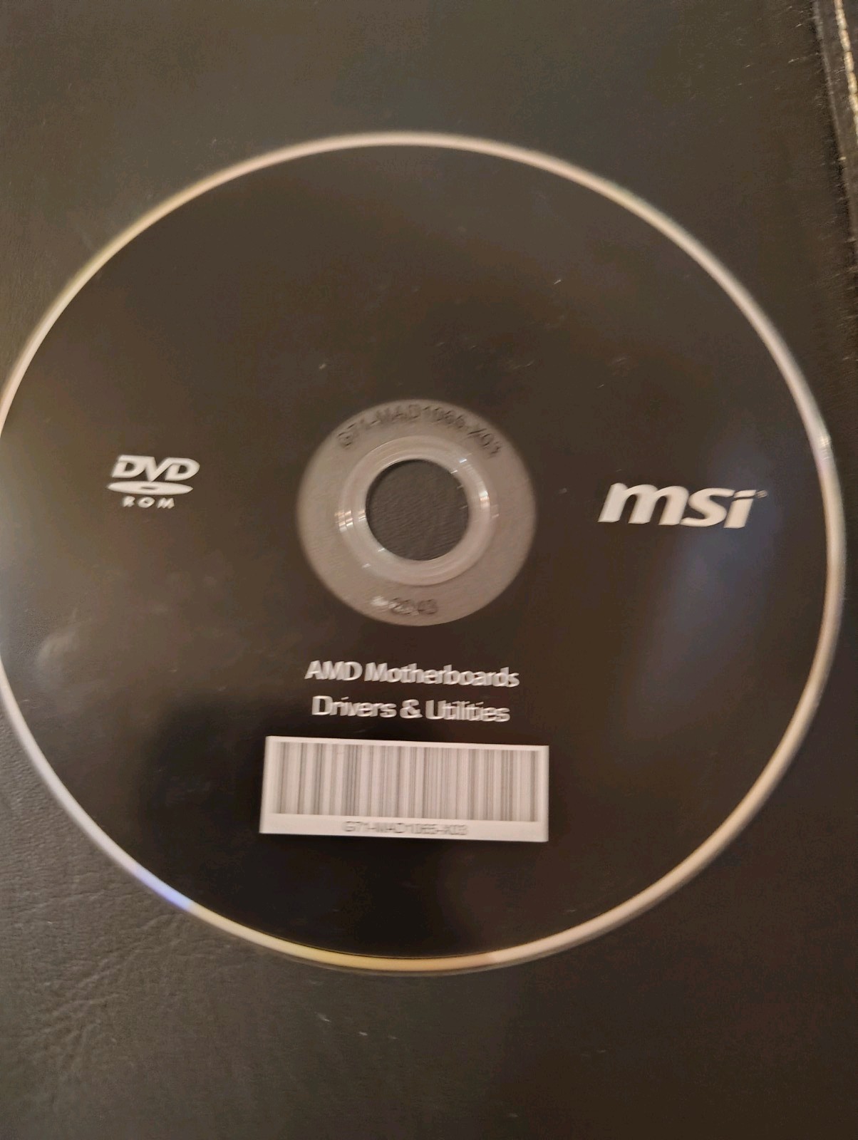 MSI AMD Motherboard Drivers & Utilities Update Disc DVD-ROM G71-MAD1065-X03