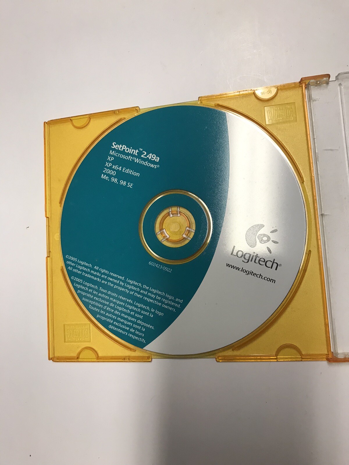 LOGITECH SetPoint 2.49a (Windows XP XPx64 2000 ME 98 98 SE) (CD) 2005