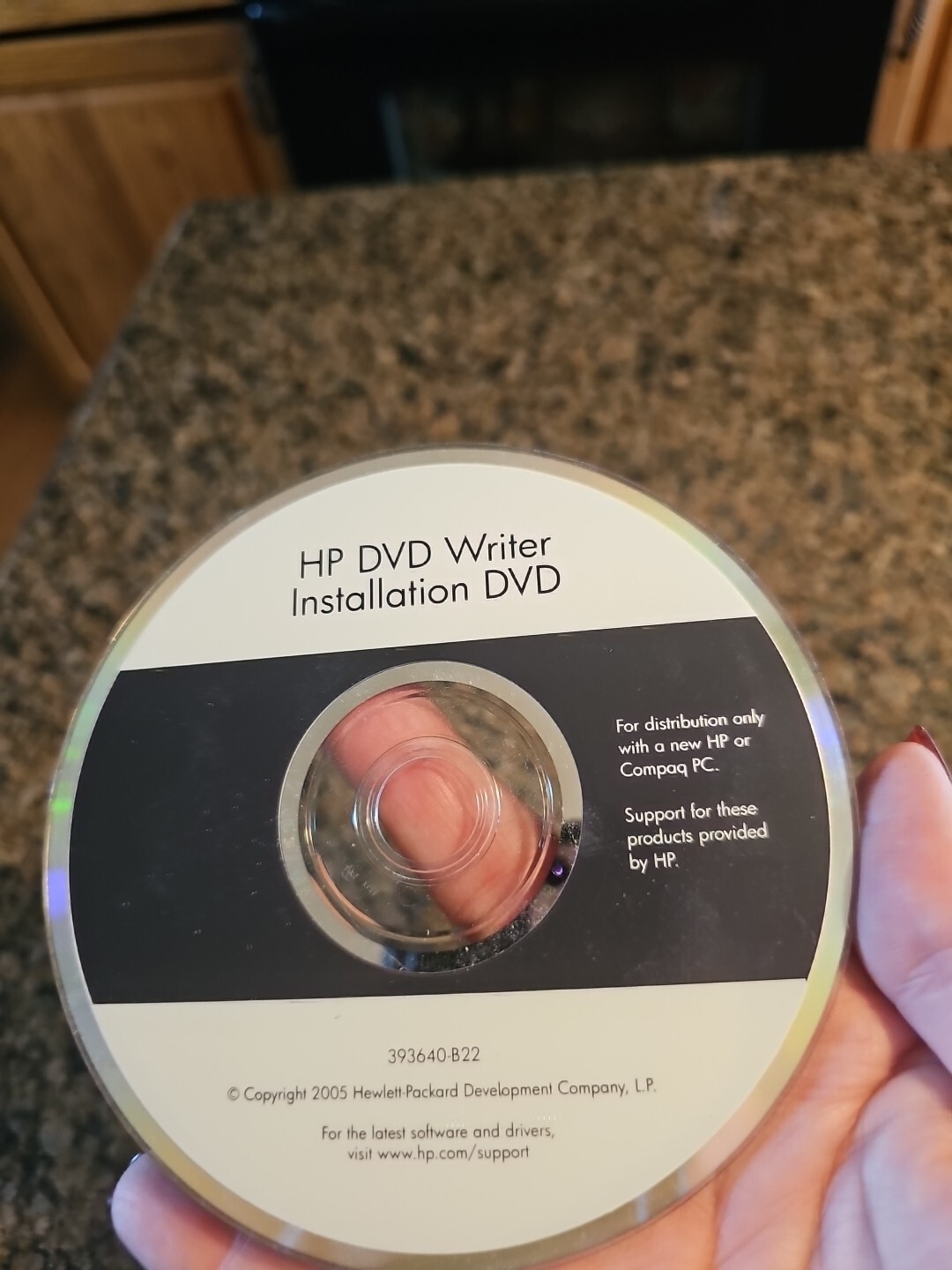 HP application and driver recovery cd 2004 Untested