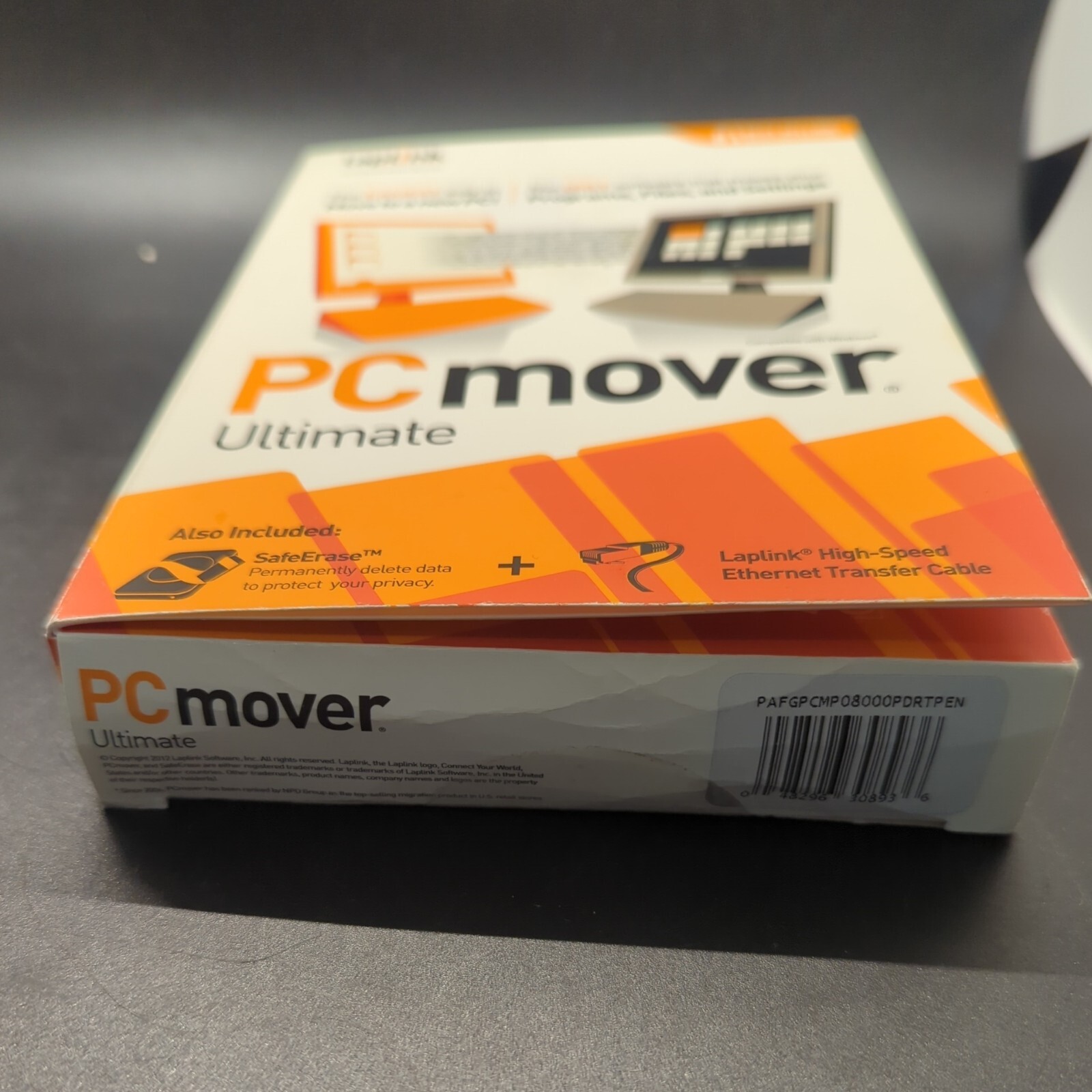 LapLink PCMover Ultimate SafeErase for Windows 8, 7, Vista, XP Open Box