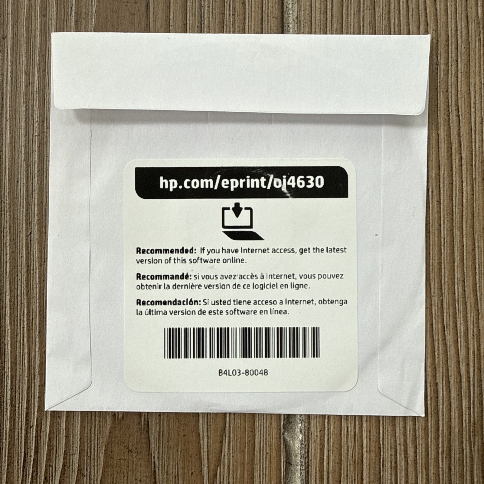 HP Officejet 4630 e-All-In-One Series CD-ROM Software & Manual Windows or Mac