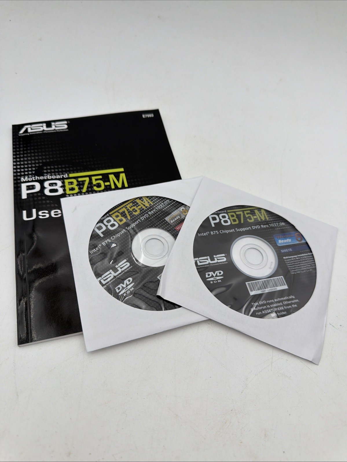 Asus P8B75-M Manual Drivers and Utilities CD/DVD W/ User Guide D2A