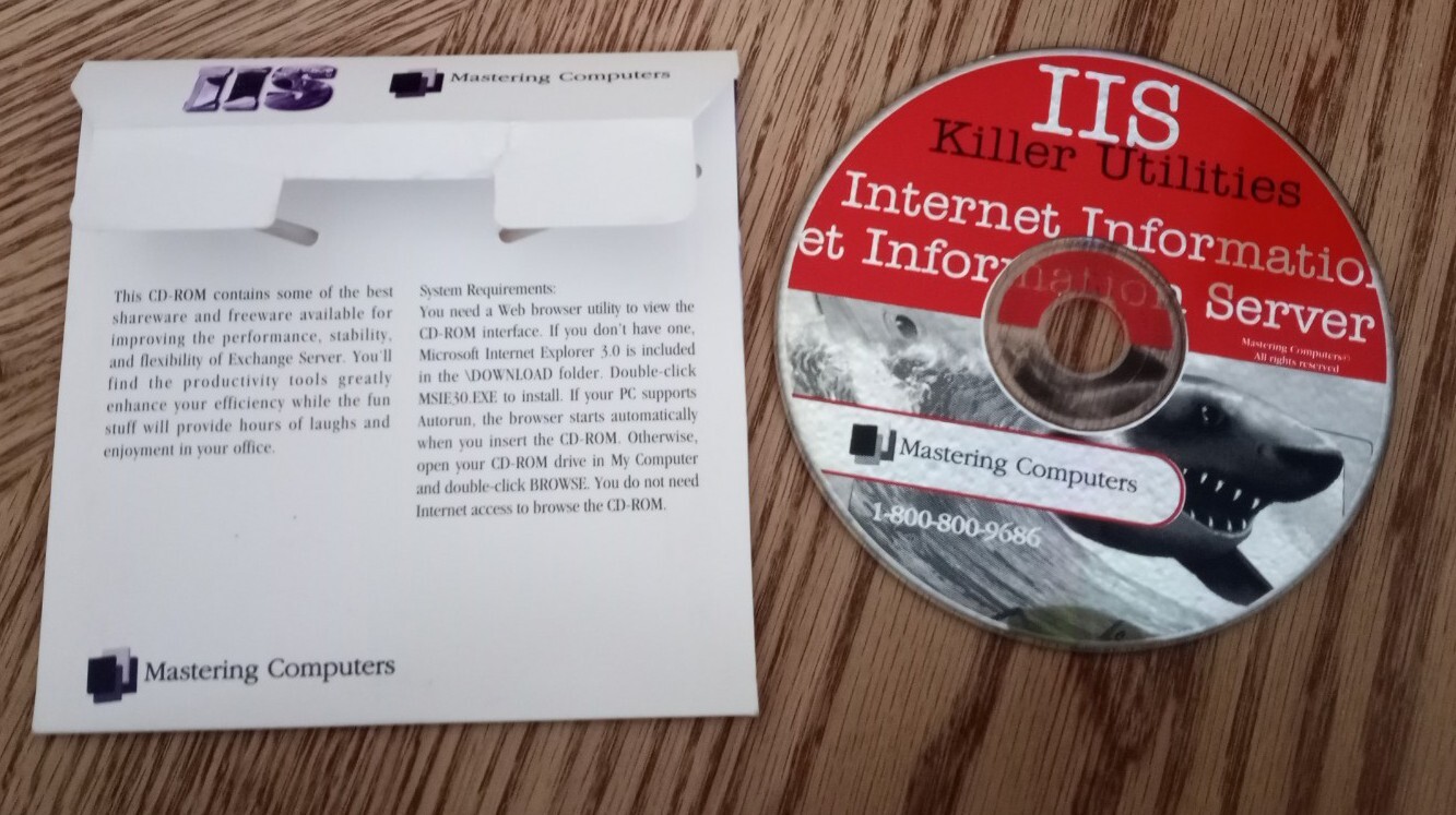 Mastering Computers’ Killer Utilities IIS (PC Computer CD-ROM) W/ Sleeve