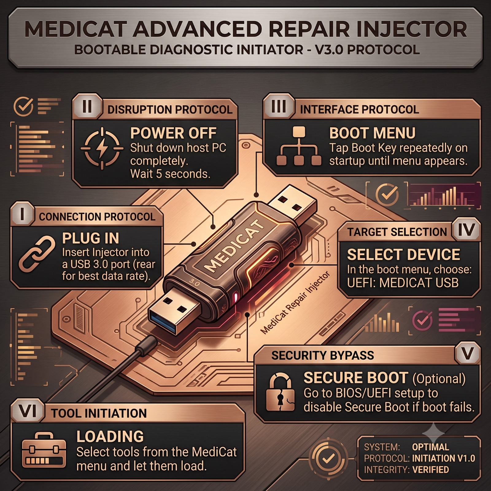 🔥MediCat PC Repair Recovery Toolkit🔥5 Pack: USB or DVD🔥System Rescue Bootable