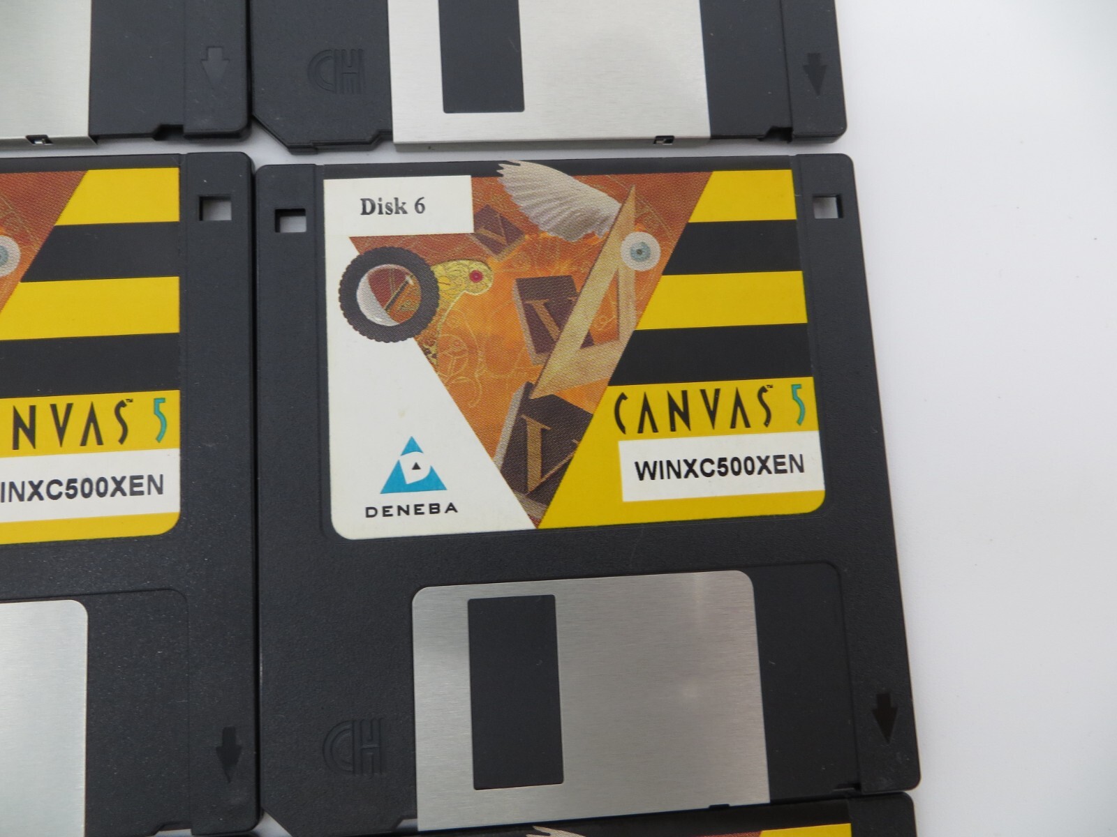 CANVAS 5 Installation Disk Set C0245-0022-EN 3.5″ Floppy Discs vintage computer