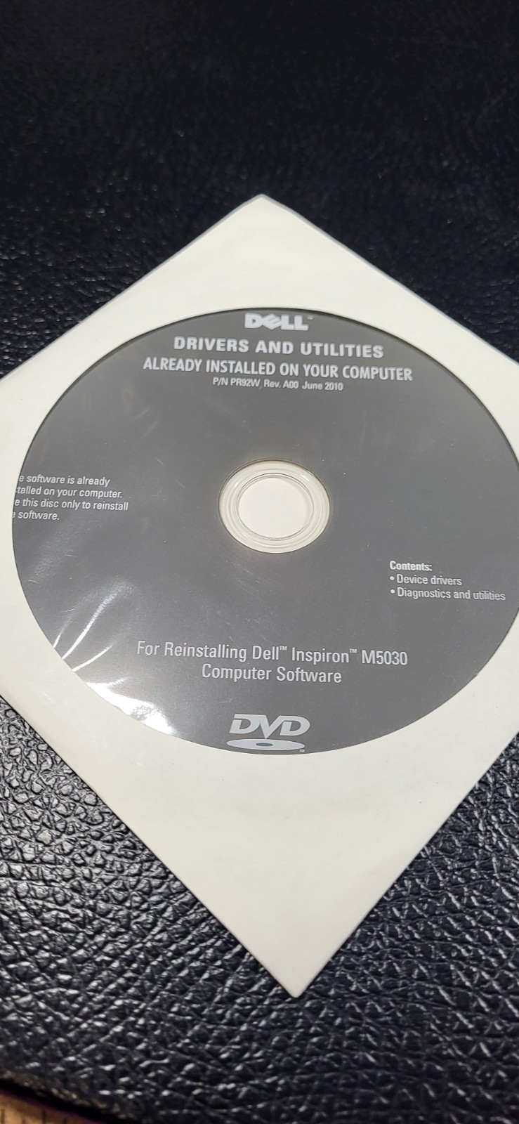 Dell Inspiron Drivers and Utilities CD/DVD FOR DELL INSPIRON M5030 New Sealed