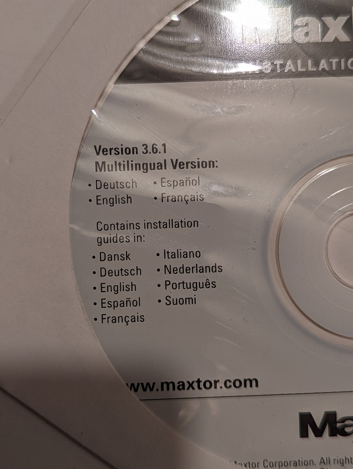 Maxtor MaxBlast 3 Software for Windows 98/Me/2000/XP