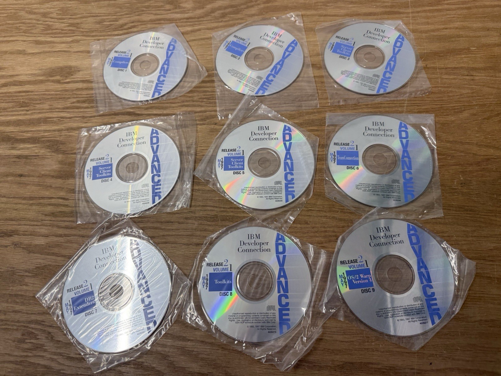 IBM Developer Connection NEW CD ADVANCED Release 2 1997 Toolkits Software