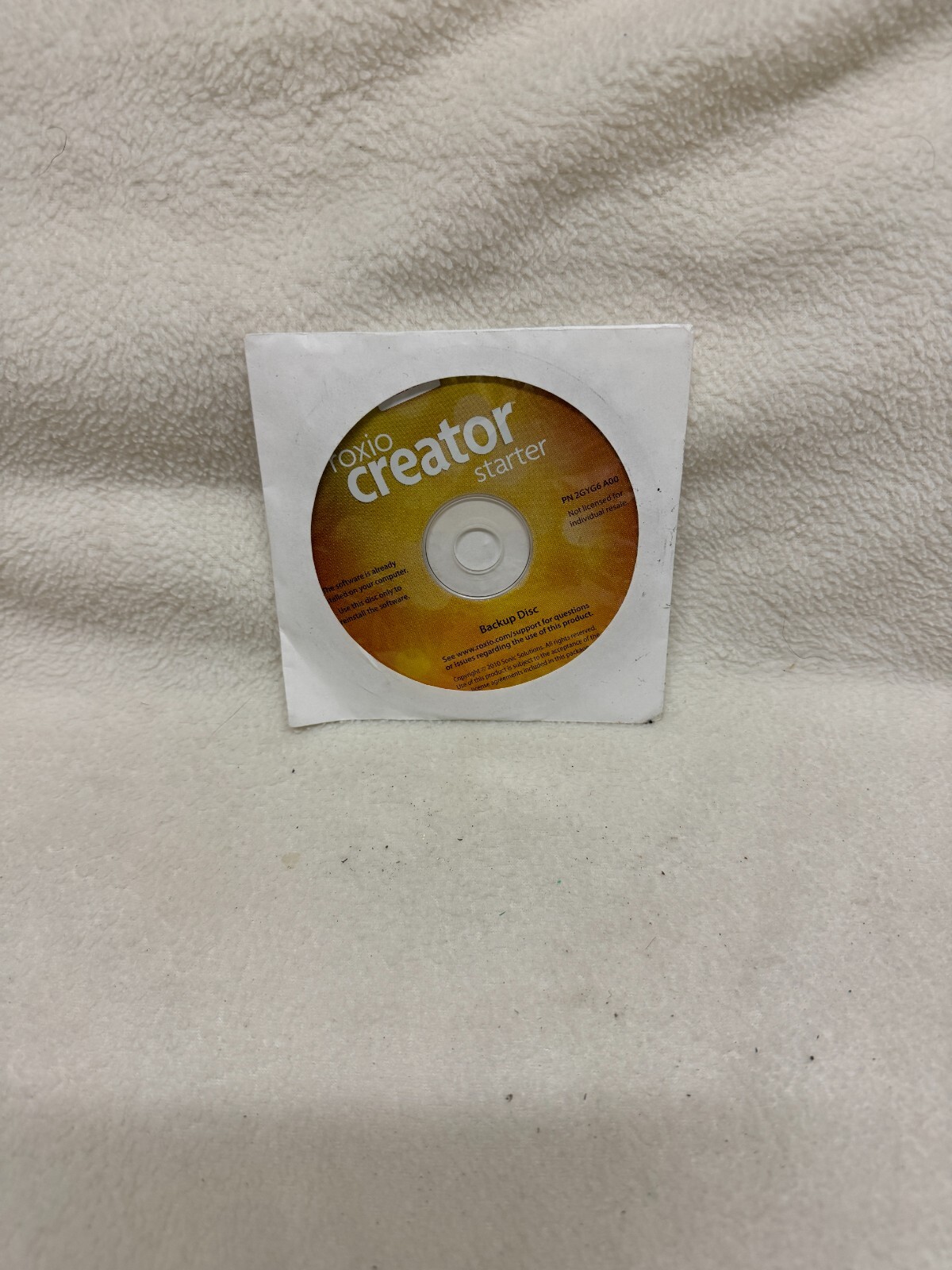 New Genuine Roxio Creator Starter P/N 2GYG6 0GYD9F