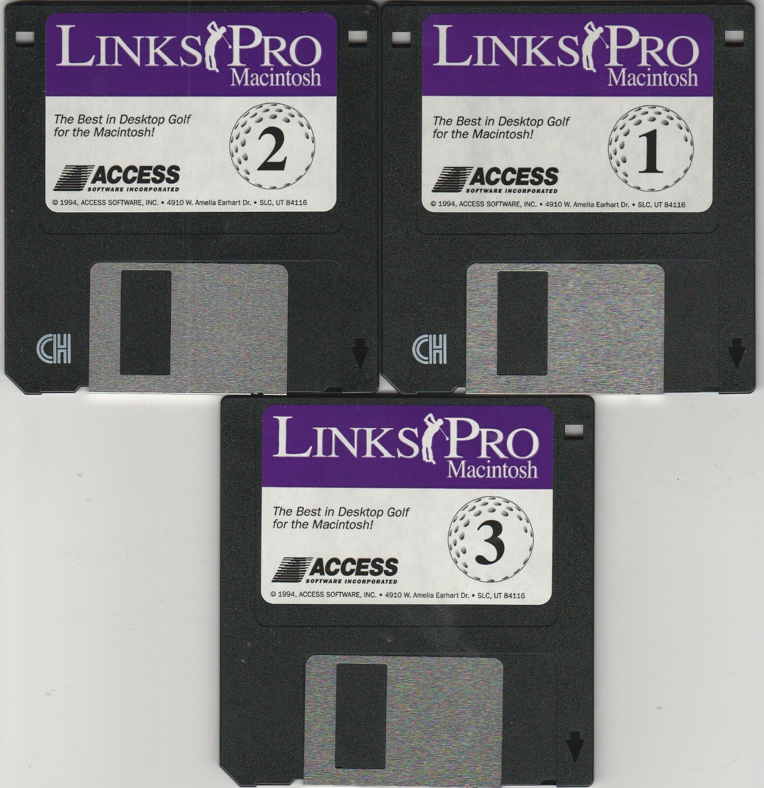 Links Pro Macintosh CD-Rom by ACCESS Software, Inc. 1994