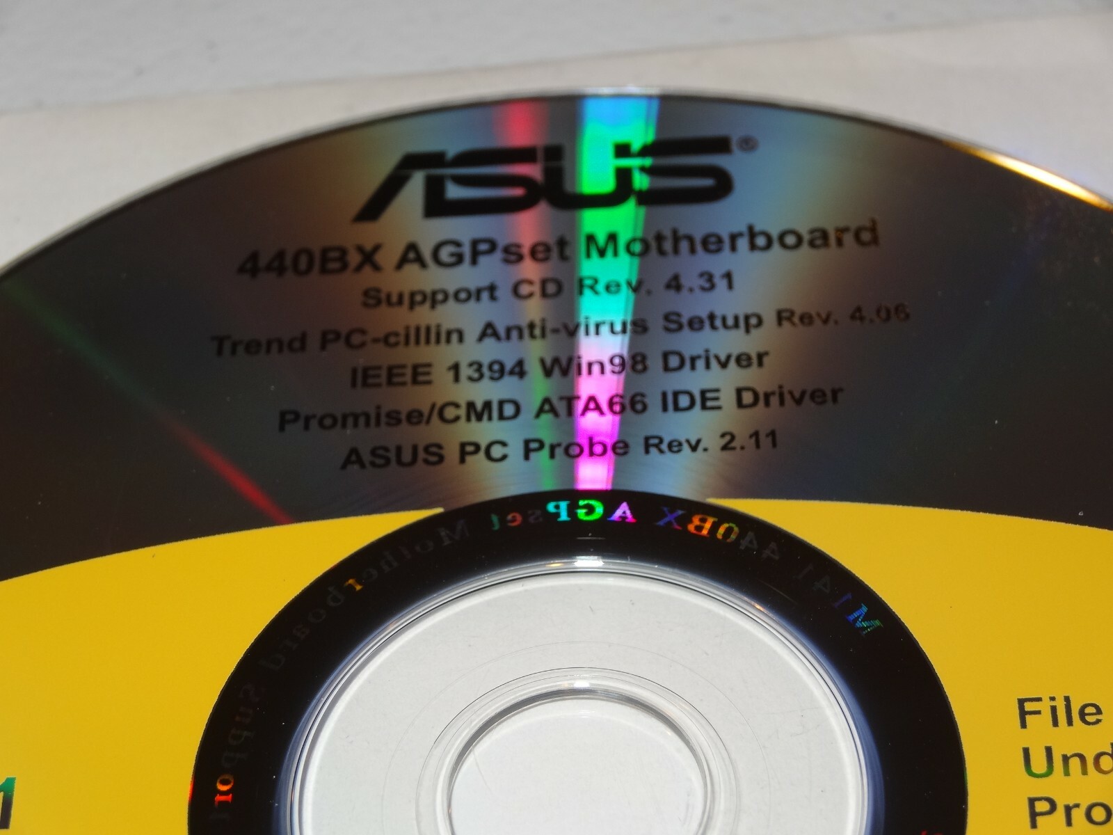 ASUS 440BX AGPSET MOTHERBOARD SUPPORT CD REV. 4.31 M141 DRIVERS / CD-ROM