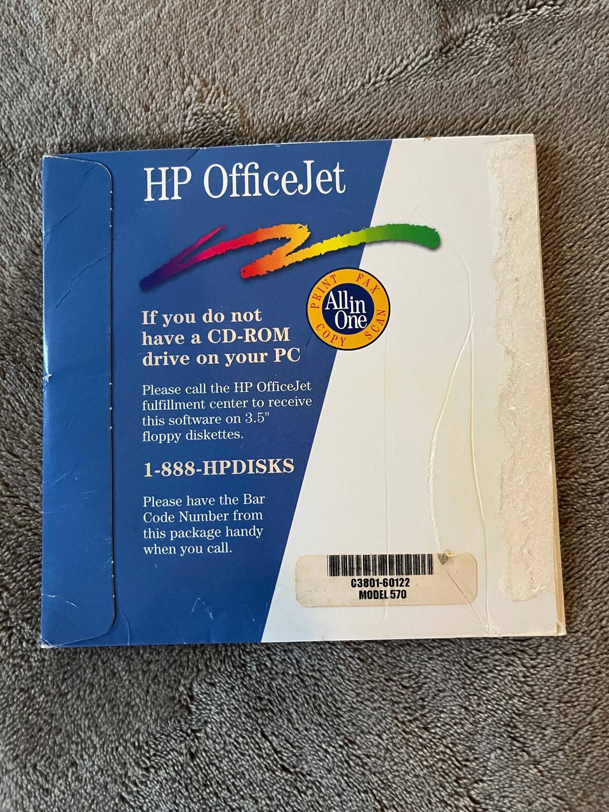 HP OfficeJet Series 500 OEM Install CD Win3.1 Win95 Original