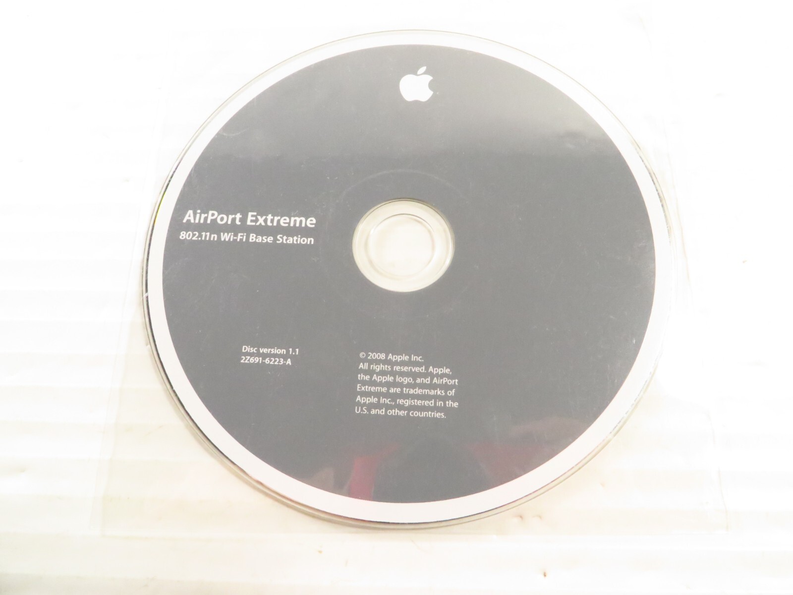 Apple AirPort Extreme Software Installation Disc For Mac IOS. Ver 1.1, NEW