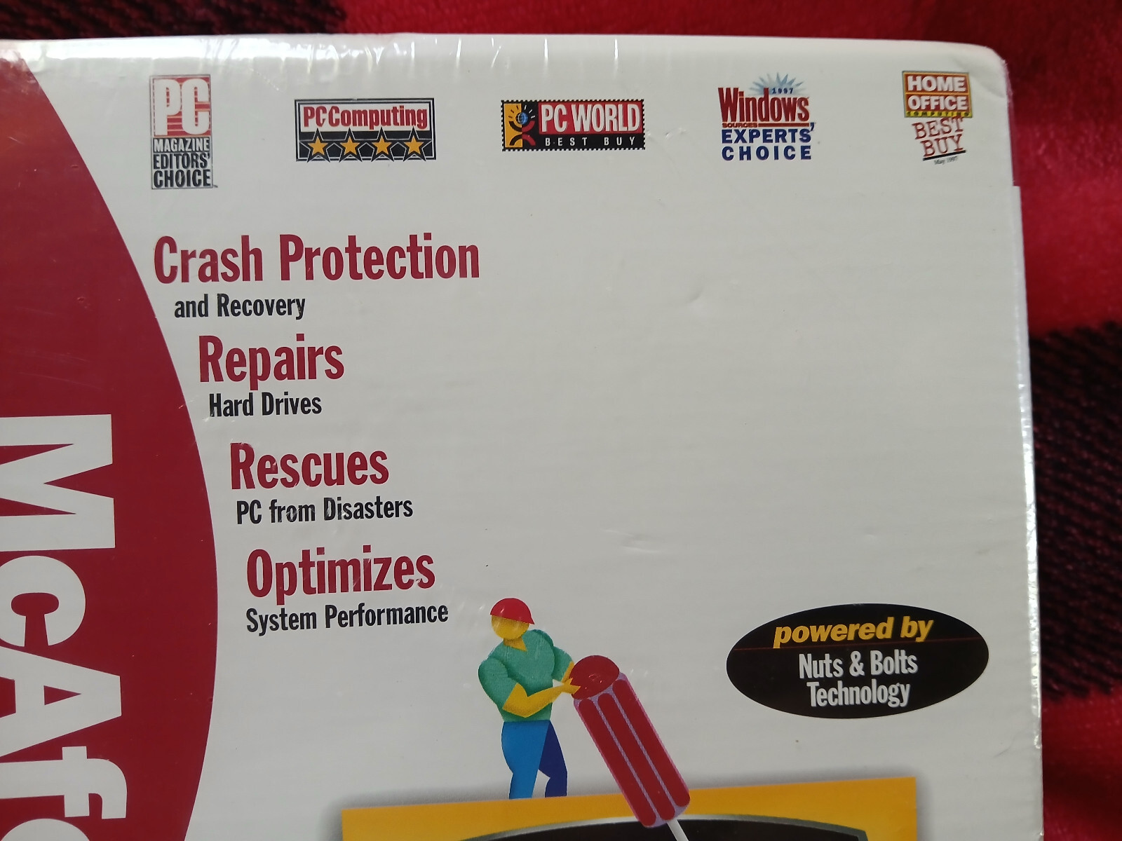 McAfee Utilities Nuts & Bolts Factory Sealed for Windows 95/98 NEW!
