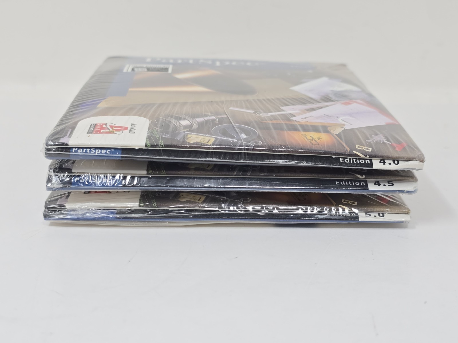 PartSpec Edition 4.0, 4.5, & 5.0 CD-ROM CAD Software Bundle – New & Sealed