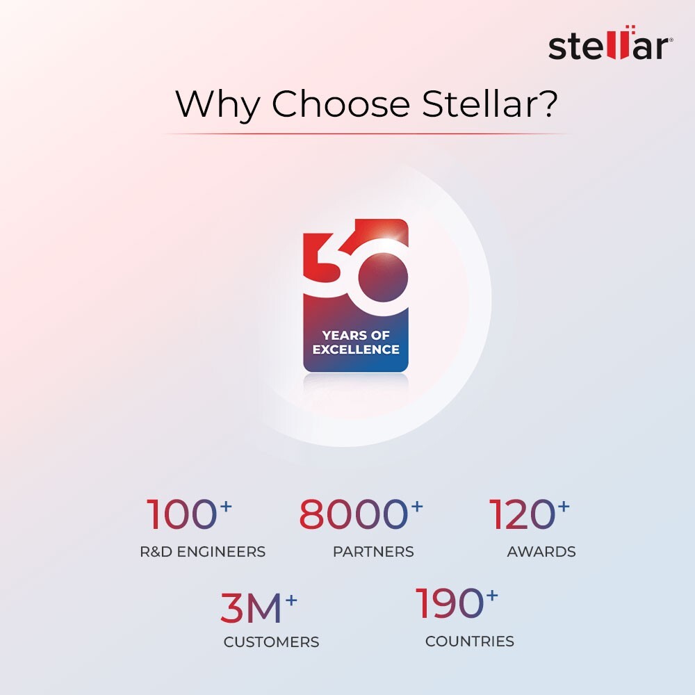 Stellar Data Recovery Professional for Windows | Email Delivery | Download
