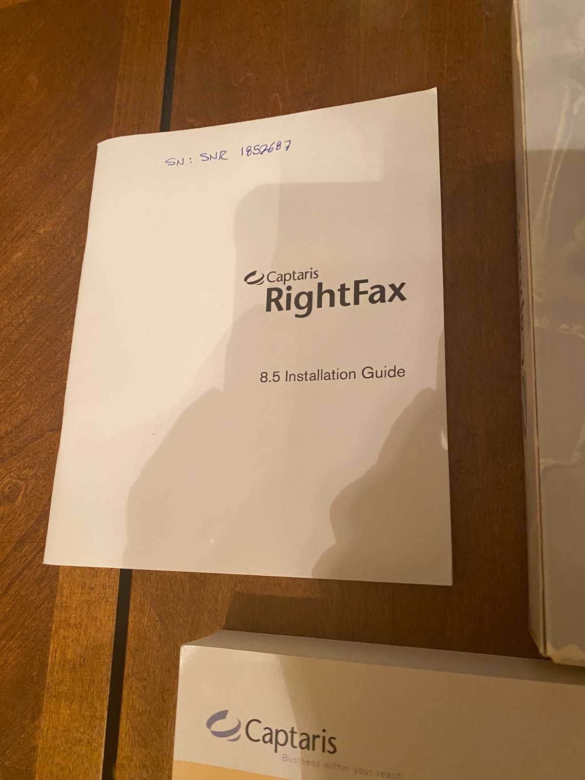 Captaris RightFax 8.5 Business Server Software CD Set Manuals Complete Bundle