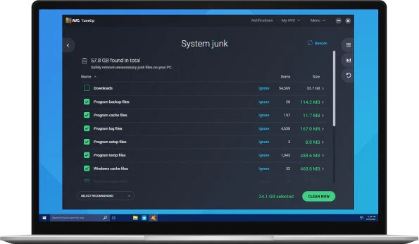 AVG TuneUp for PC 2025 1 Device 1 Year (Windows Only) – Delivery by EMAIL