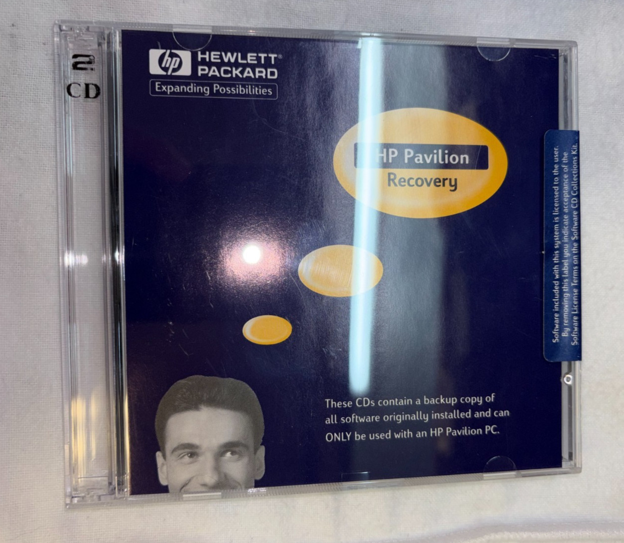 HP Pavilion Recovery 2 Set Disks Vintage 1999 NEW Sealed
