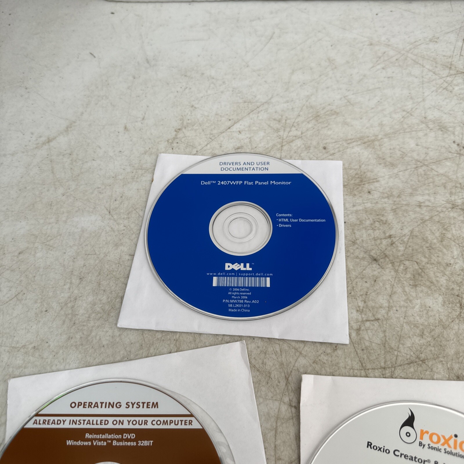 Dell Computer System Cd Program Systems Roxio