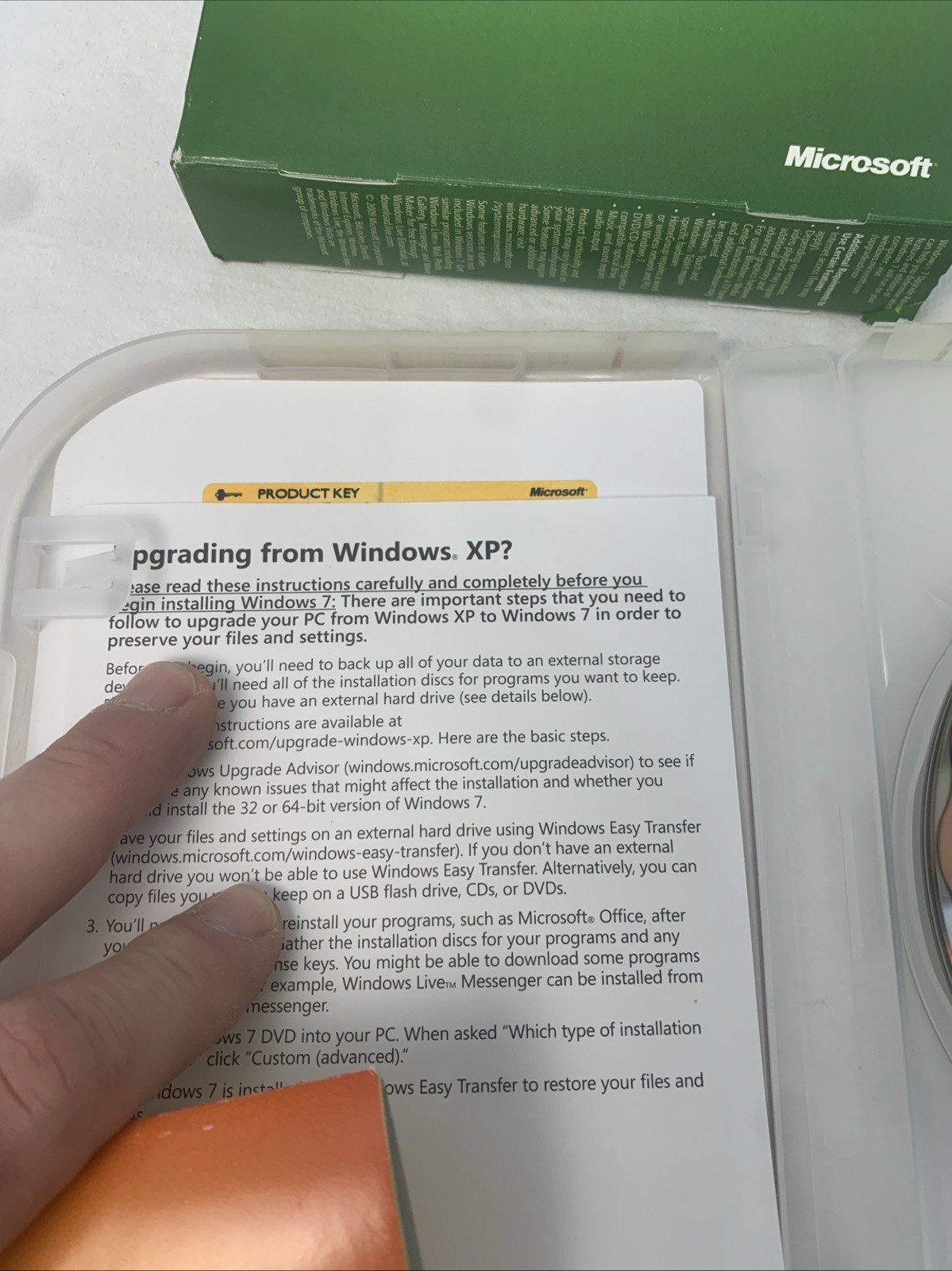 Microsoft Windows 7 Home Premium Upgrade 32 & 64 Bit DVDs MS Windows With Key