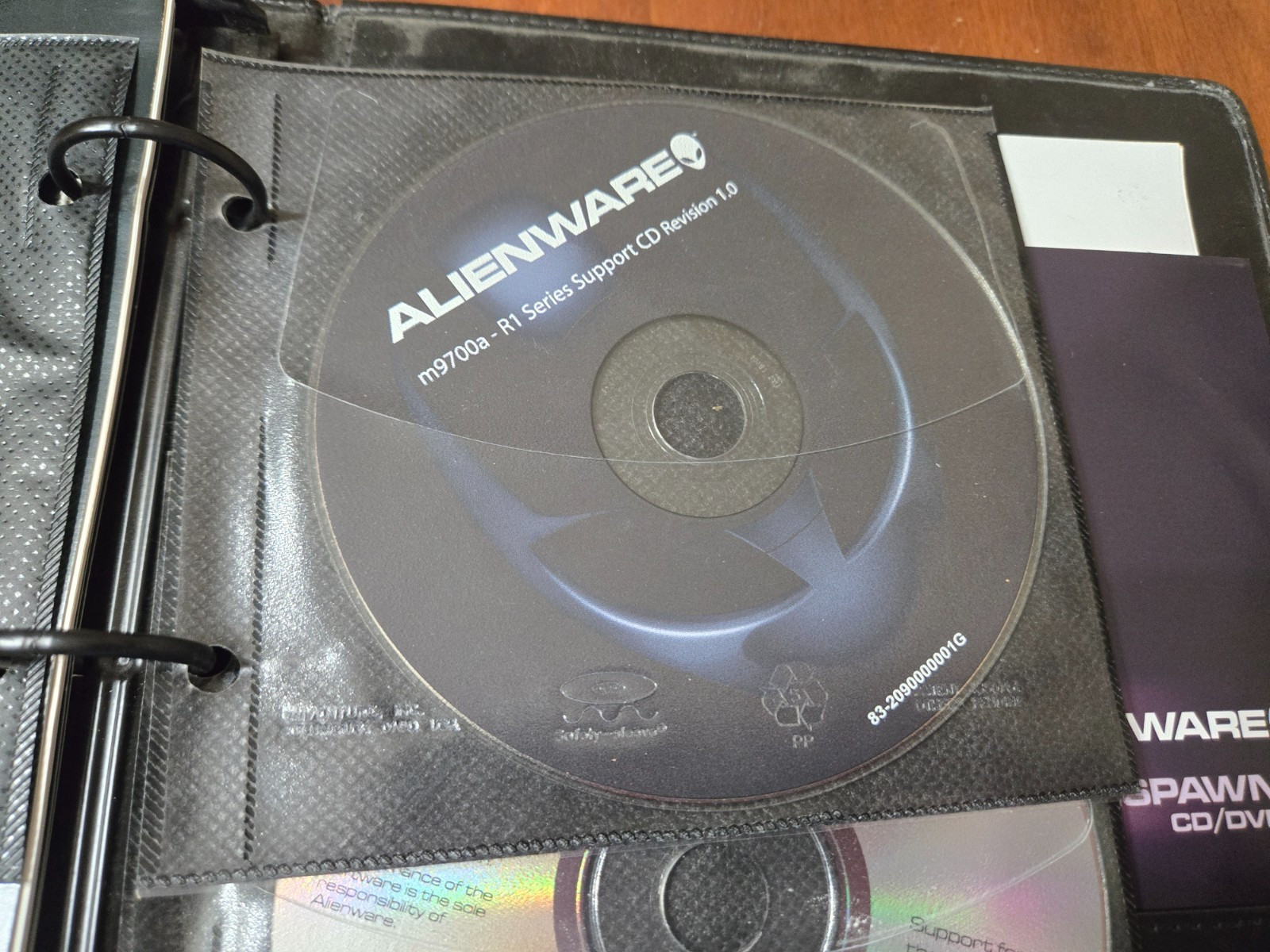 Vintage Alienware m9700a Computer Manual & Software Bundle in Binder – Read