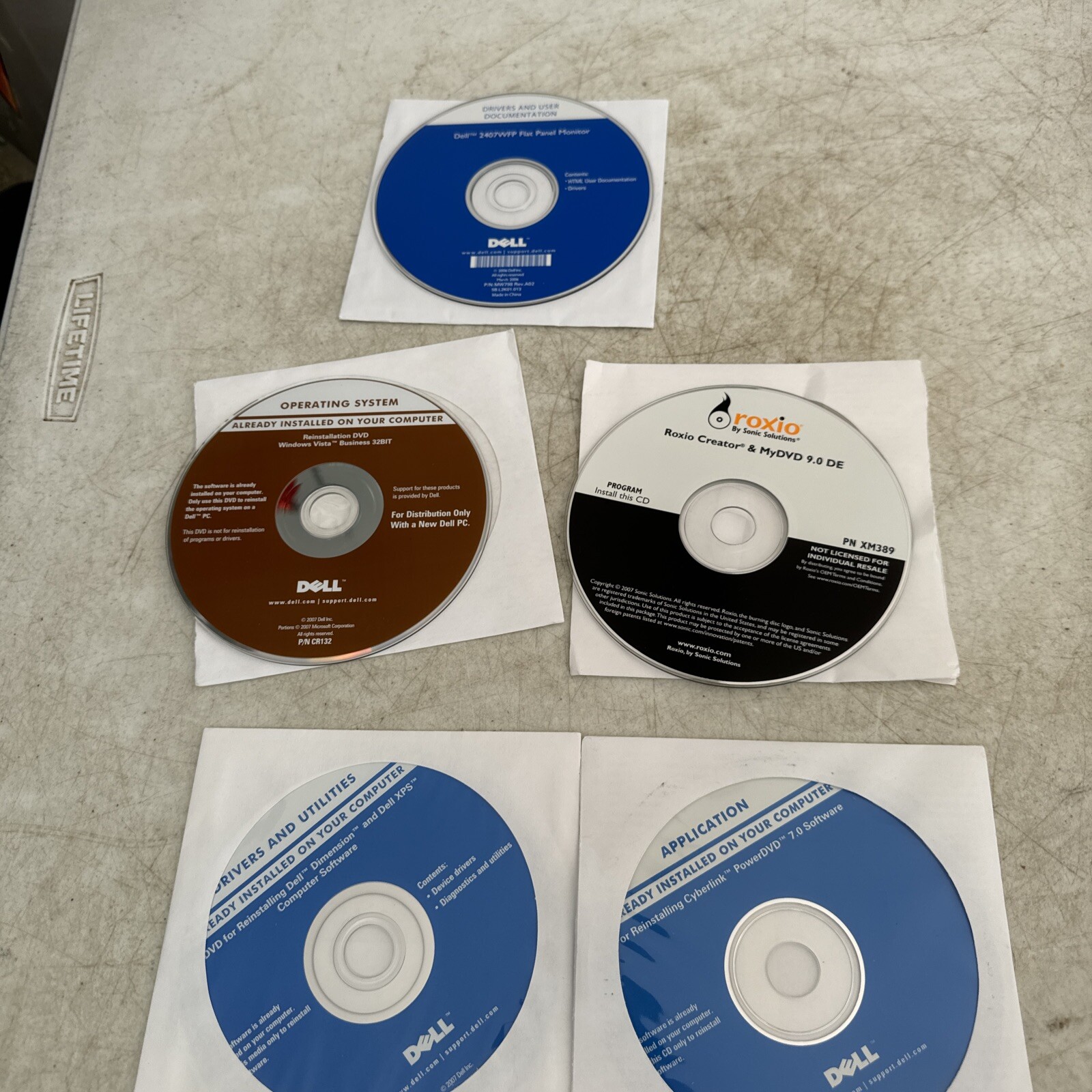 Dell Computer System Cd Program Systems Roxio