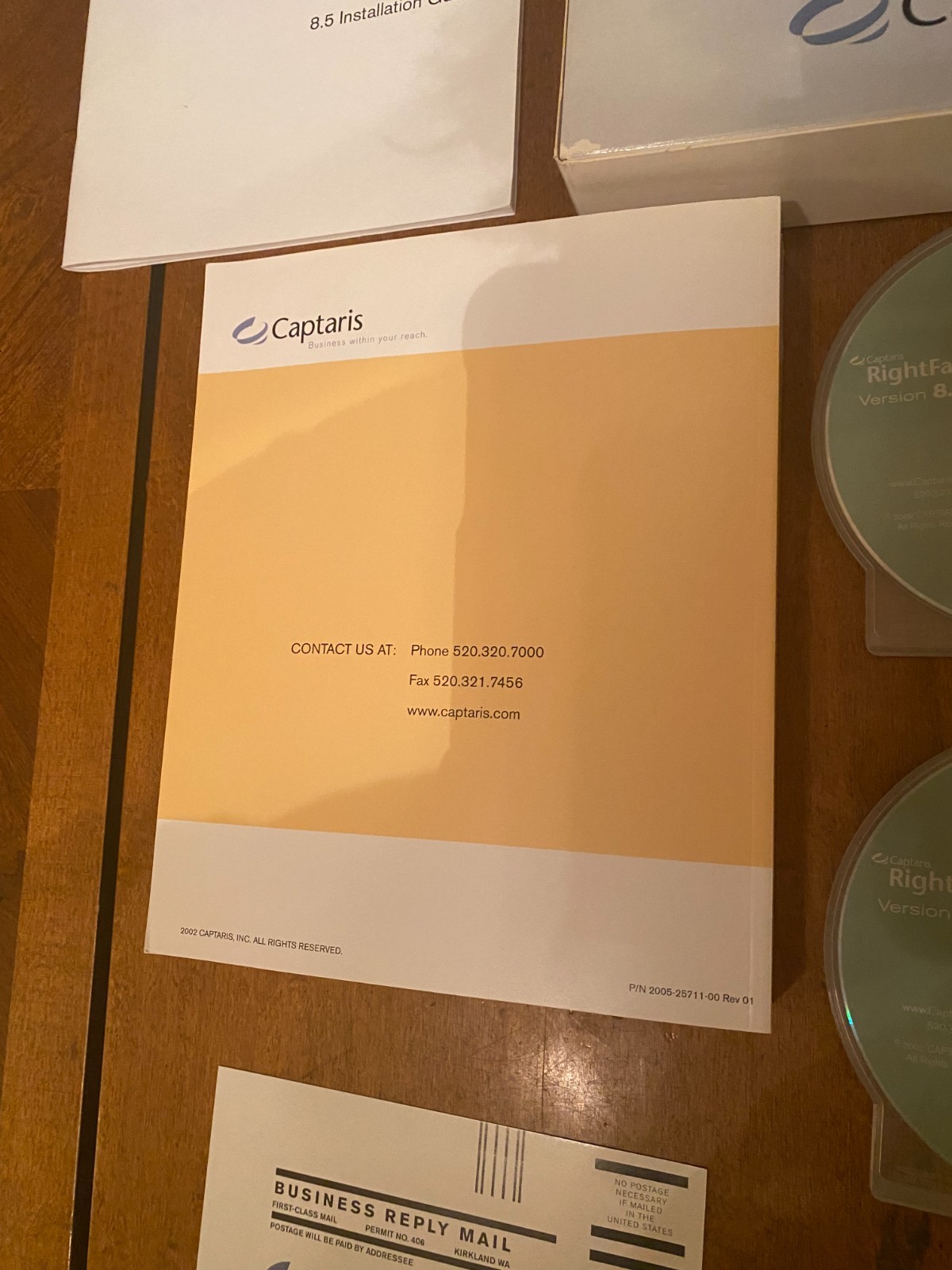 Captaris RightFax 8.5 Business Server Software CD Set Manuals Complete Bundle