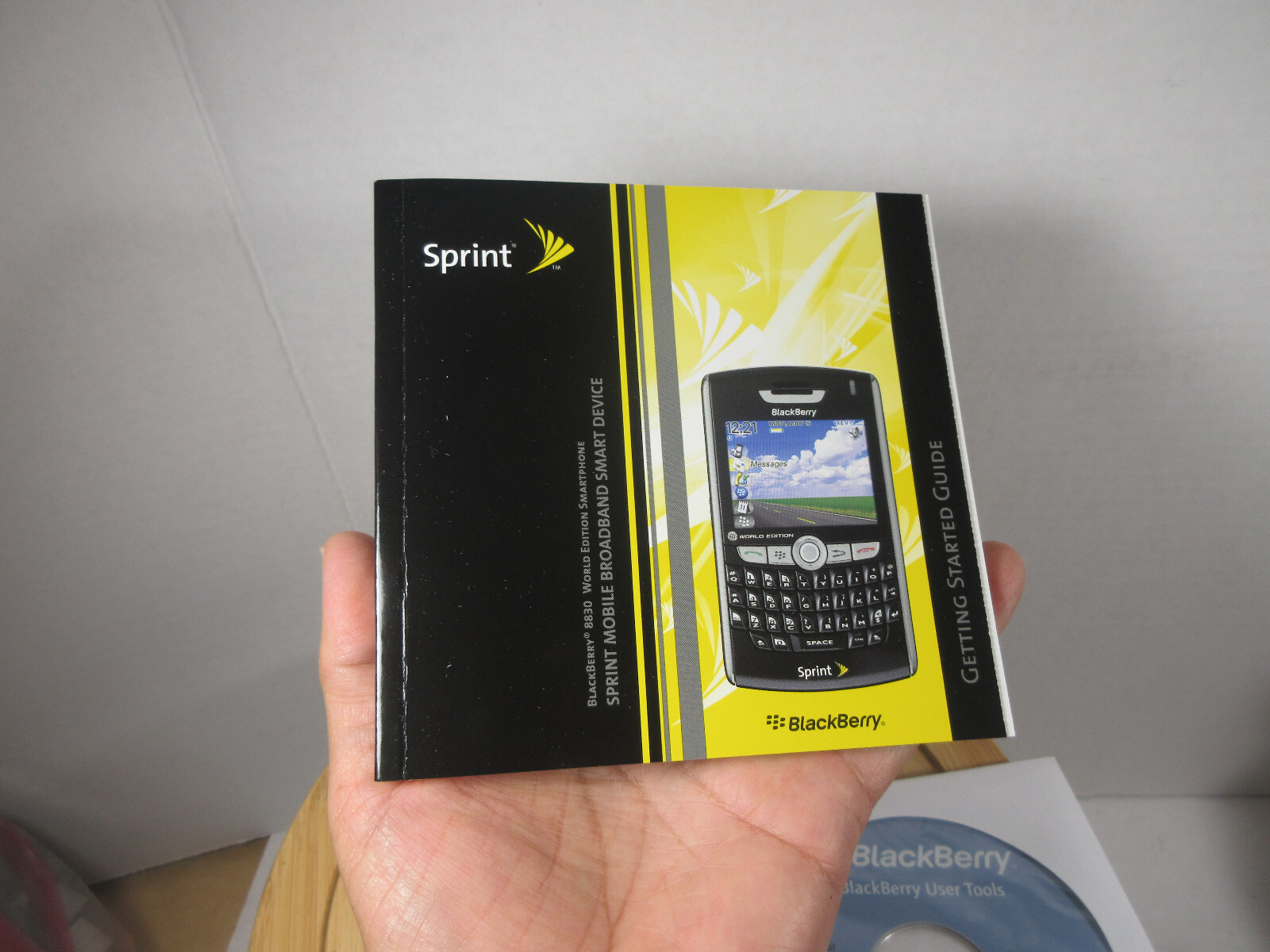 BlackBerry User Tools 2007 manual cd-rom software cable charger No Cell Phone