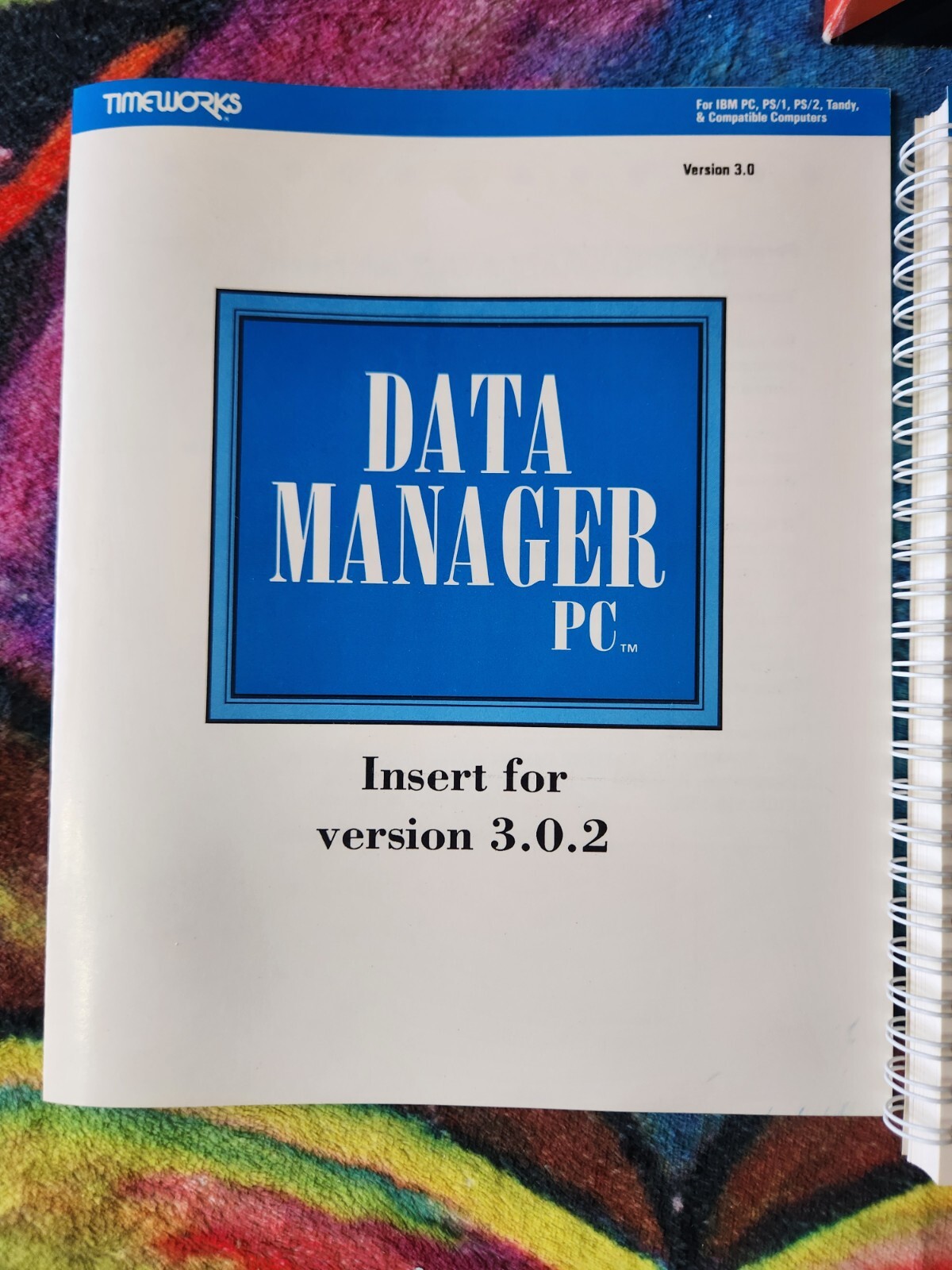 Timeworks – Data Manager 3.0.2 | for IBM & Compatibles | Complete In Box