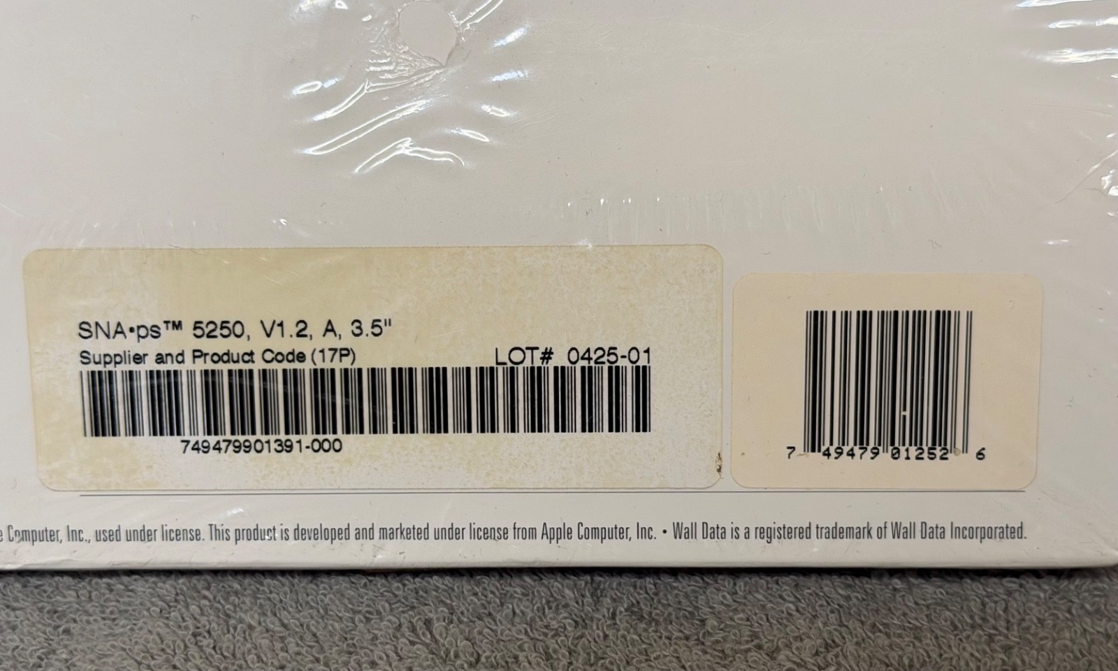 ULTRA RARE! – APPLE / WALL SNA•ps V 1.2 5250 Macintosh AS/400 emulation New BOX
