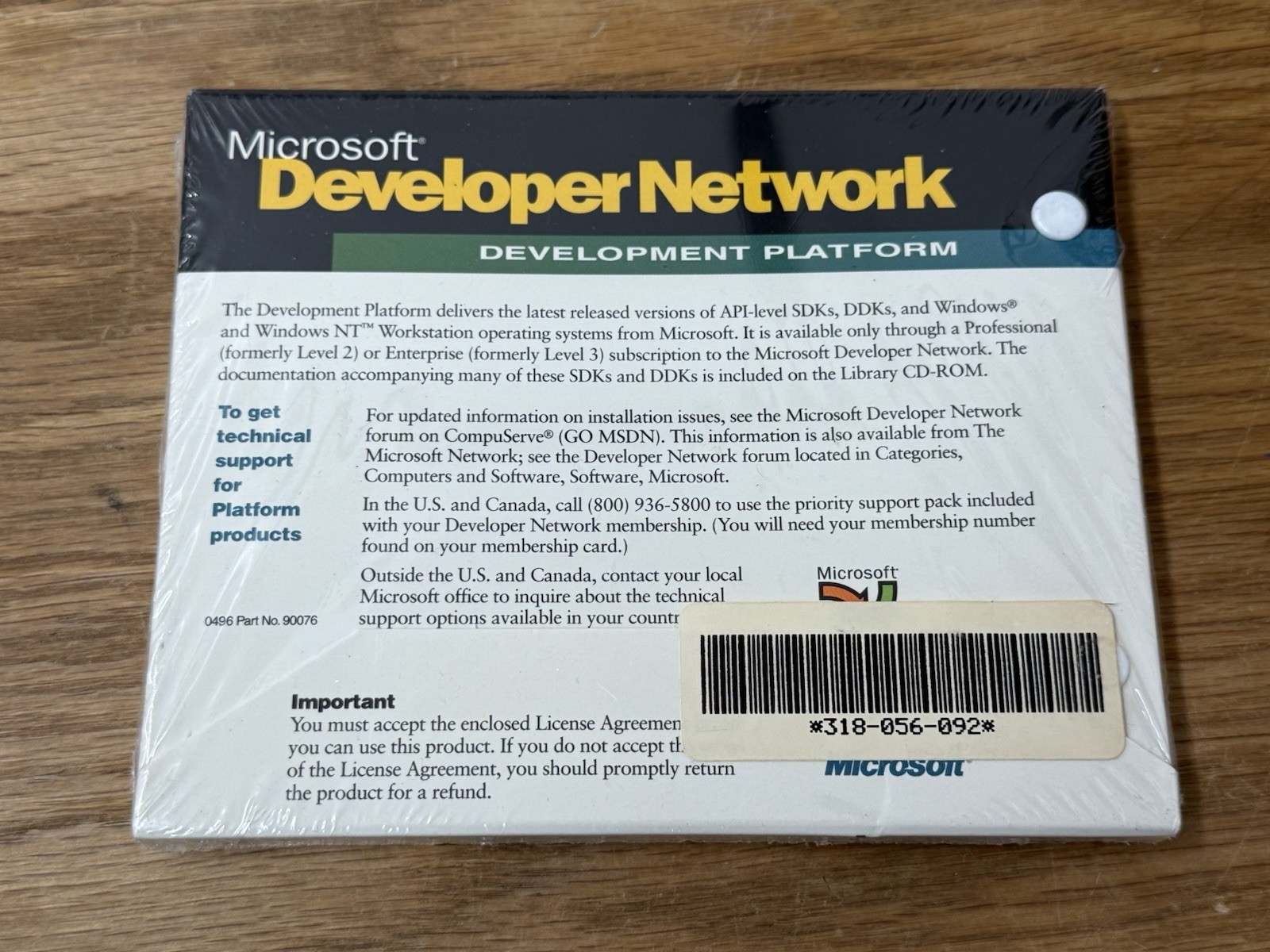 Microsoft Developer Network (MSDN) Device Driver Kits 1996 Sealed NEW