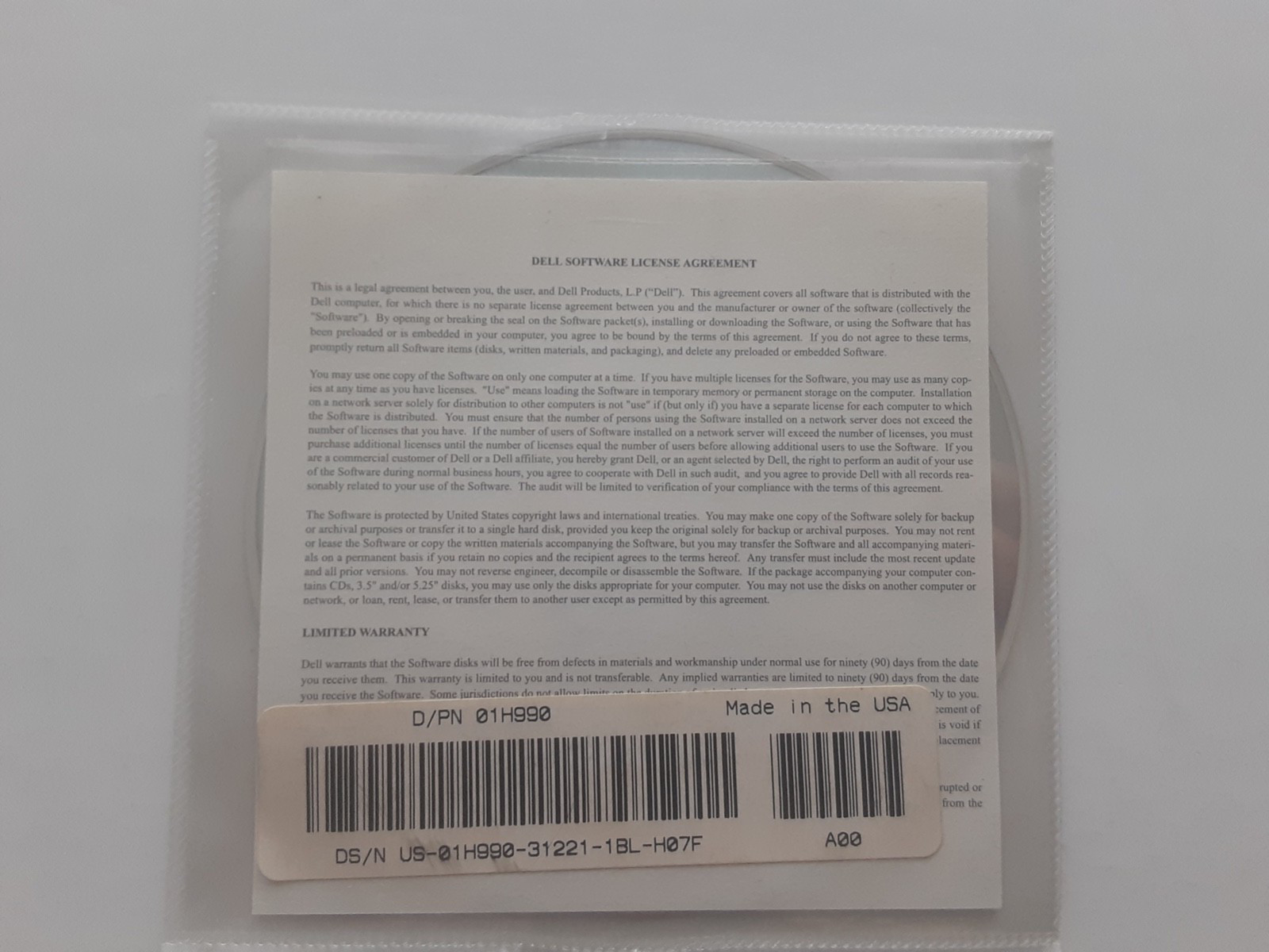 Dell Intel PRO 1000 / 100 Family Server Adapters v 5.2 CD PC