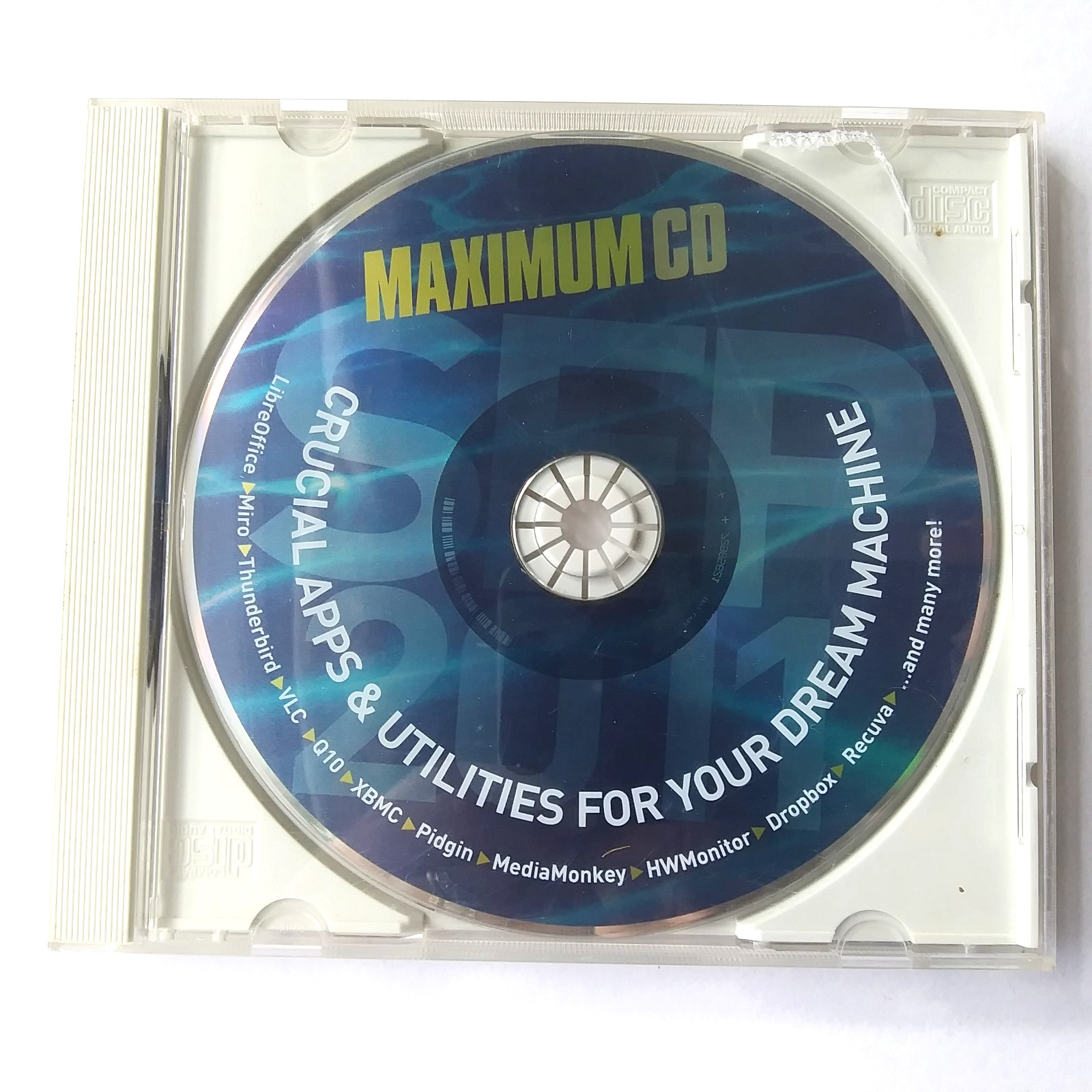 Maximum CD 2014 Crucial Apps Utilities Software Disc VLC Dropbox Recuva PC