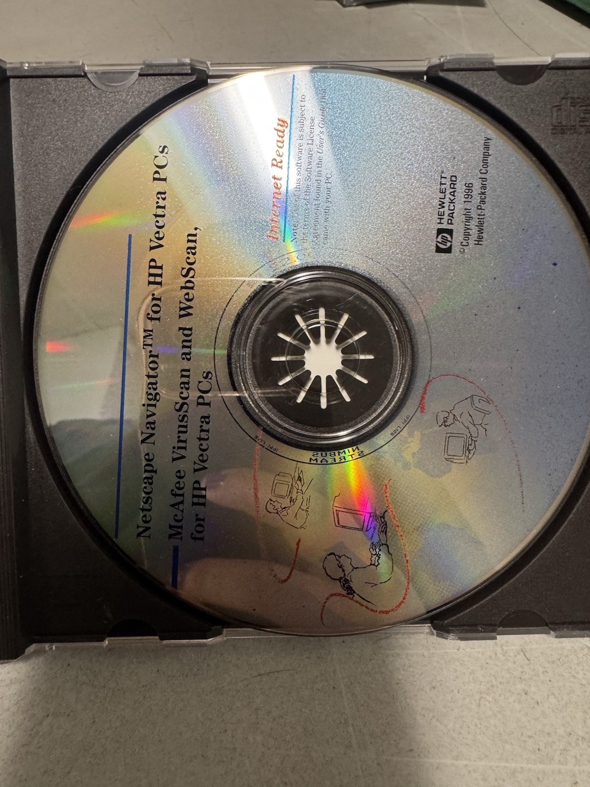 HP Netscape Navigator & McAfee VirusScan WebScan for HP Vectra PCs CD Vintage