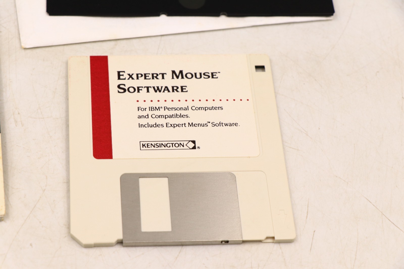 Vintagew Kensington Expert Mouse User Manual & Floppy Disks ONLY IBM Compatibles