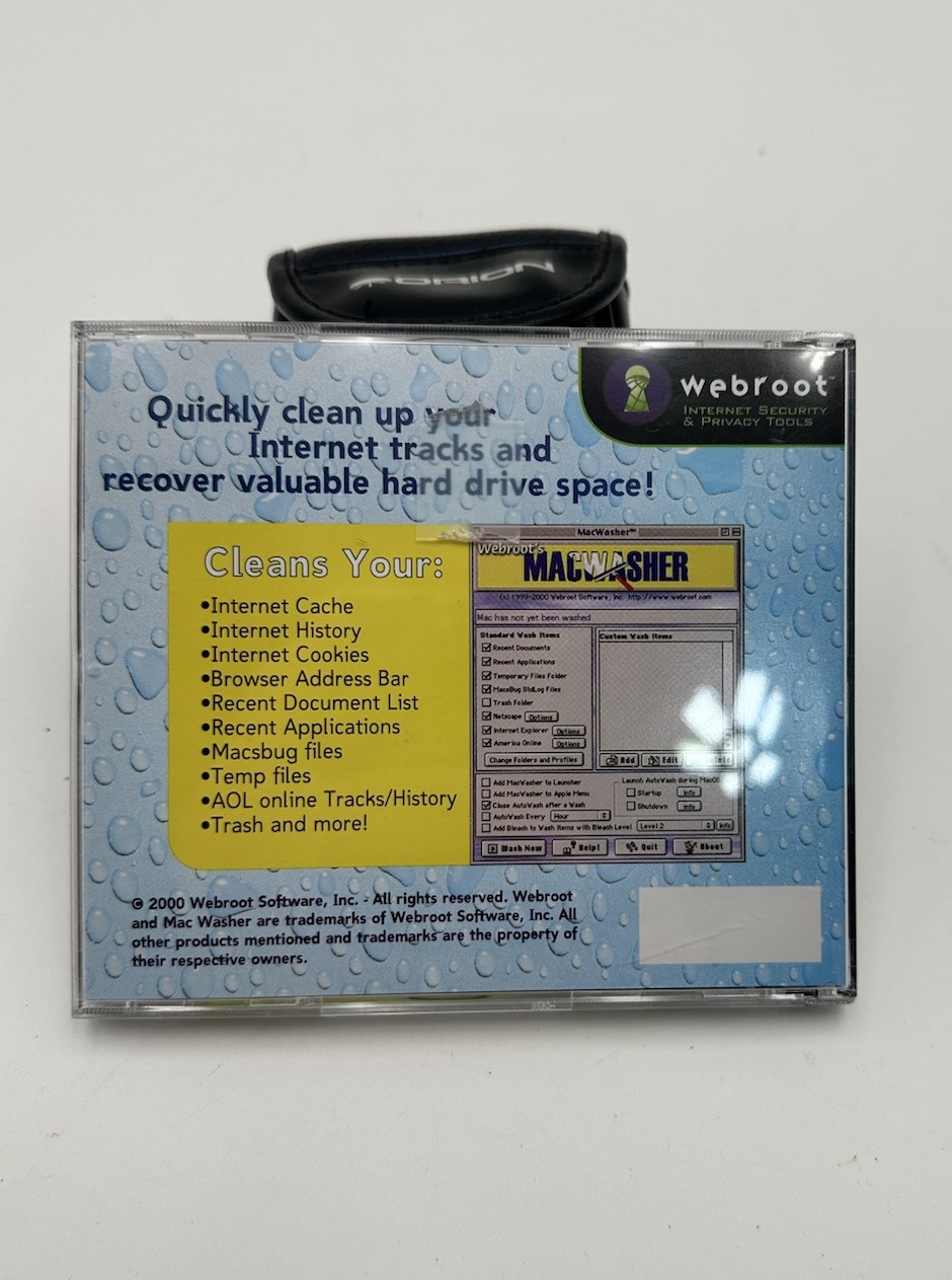 Webroot Software Mac Washer Computer Privacy and Clean-Up Utility
