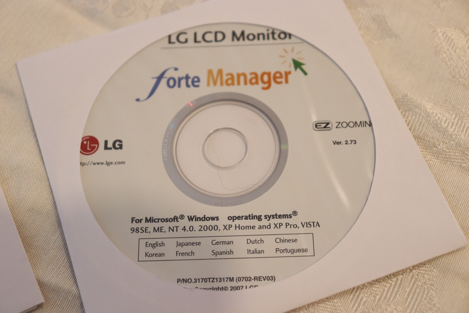 LG DIGITAL ez & Forte Manager LG LCD Monitor drivers & User Manual software CDs