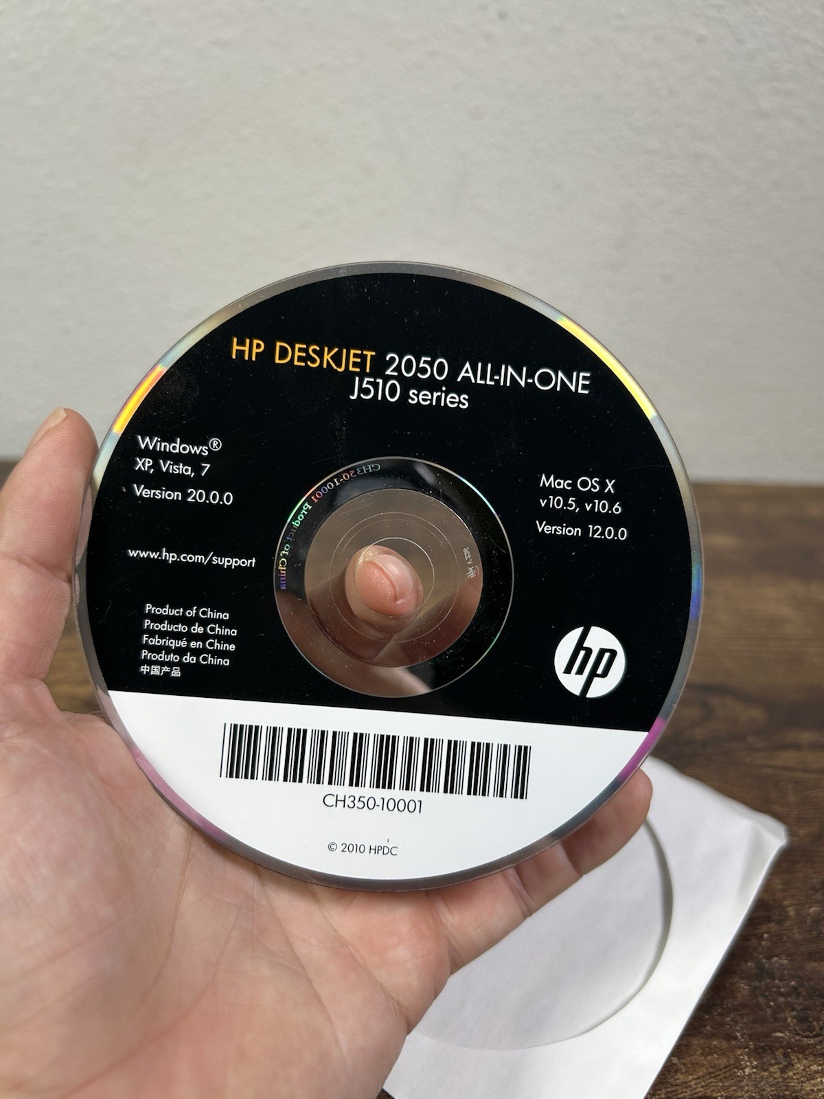 Printer HP Officejet J510 CD Disc for Windows / Mac OS X – 2050 All In One
