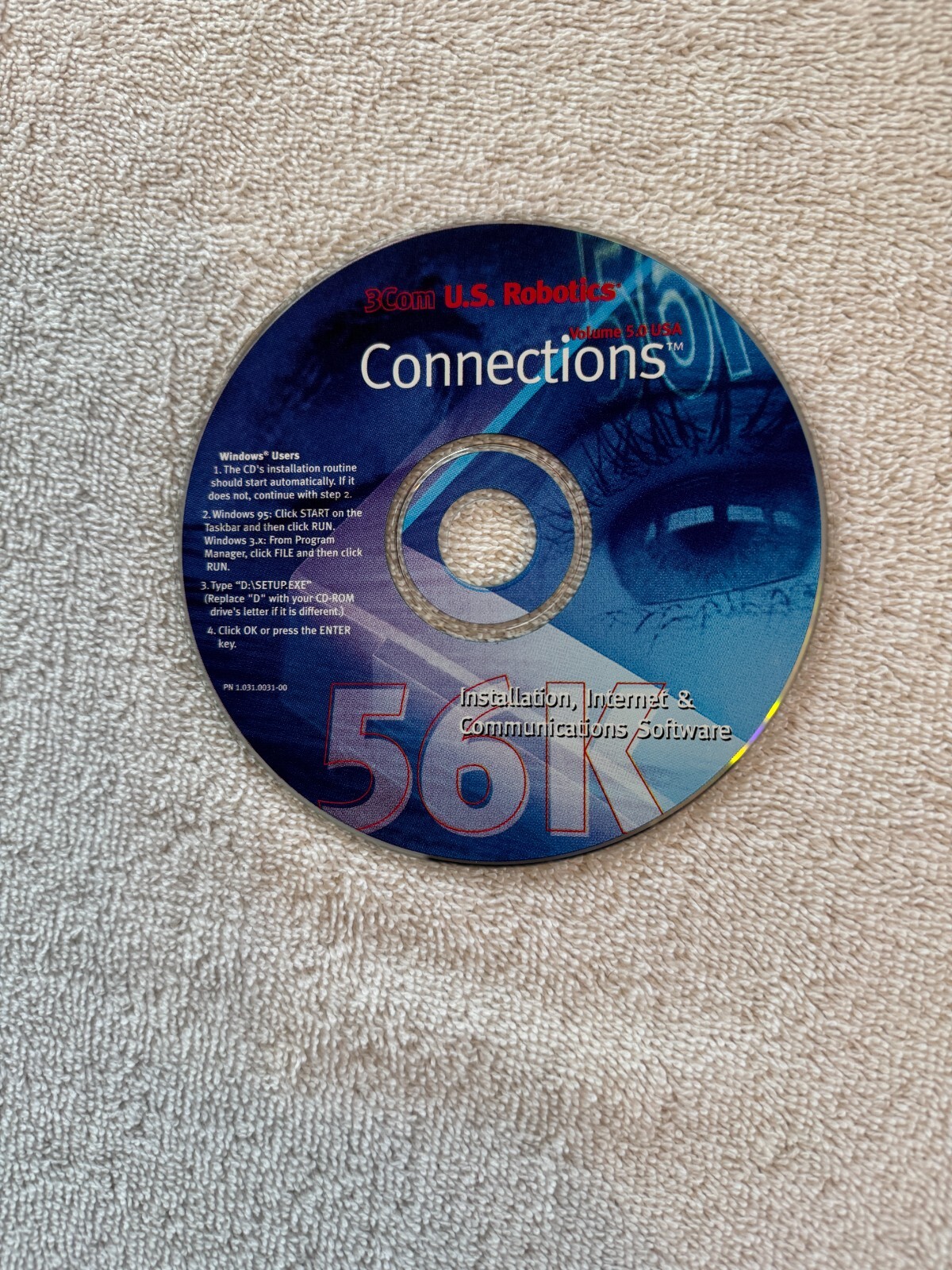 3Com Connections 56K Installation Software – CD ONLY!!!!