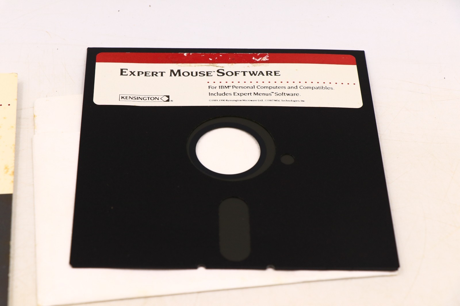 Vintagew Kensington Expert Mouse User Manual & Floppy Disks ONLY IBM Compatibles