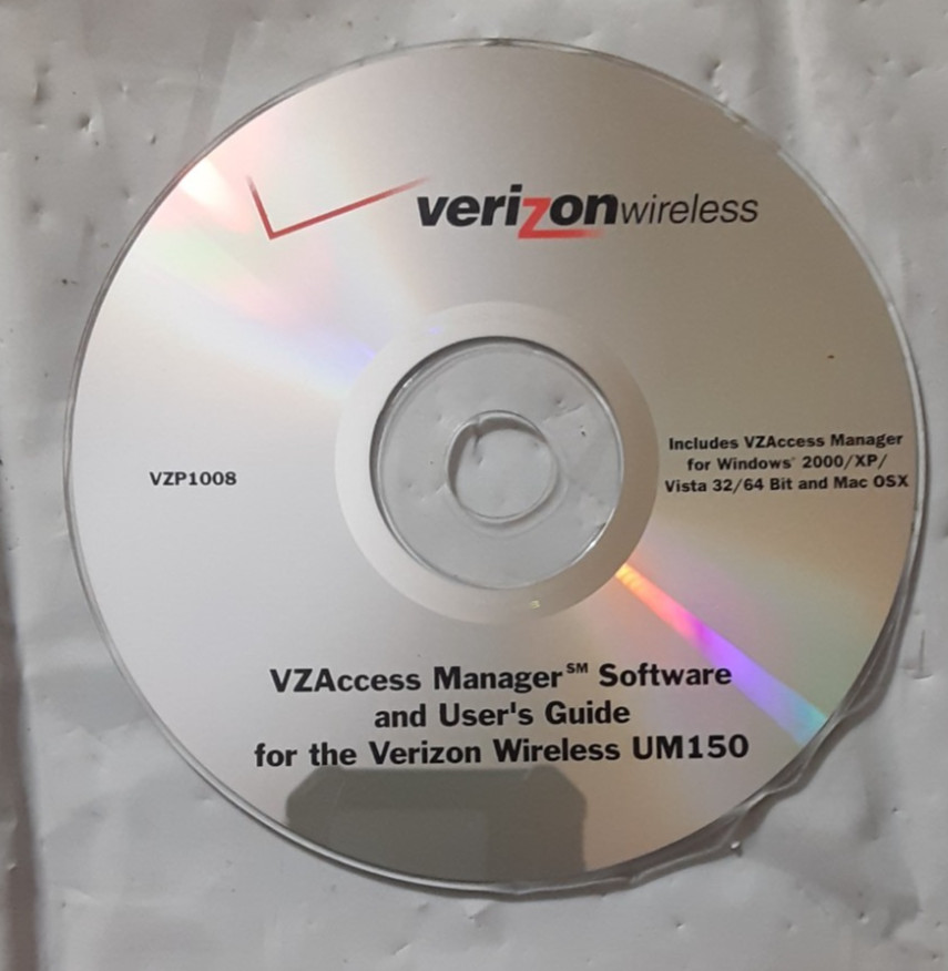 Verizon Wireless VZAccess Manager Software & User’s Guide VZP1008 UM150 CLEAN